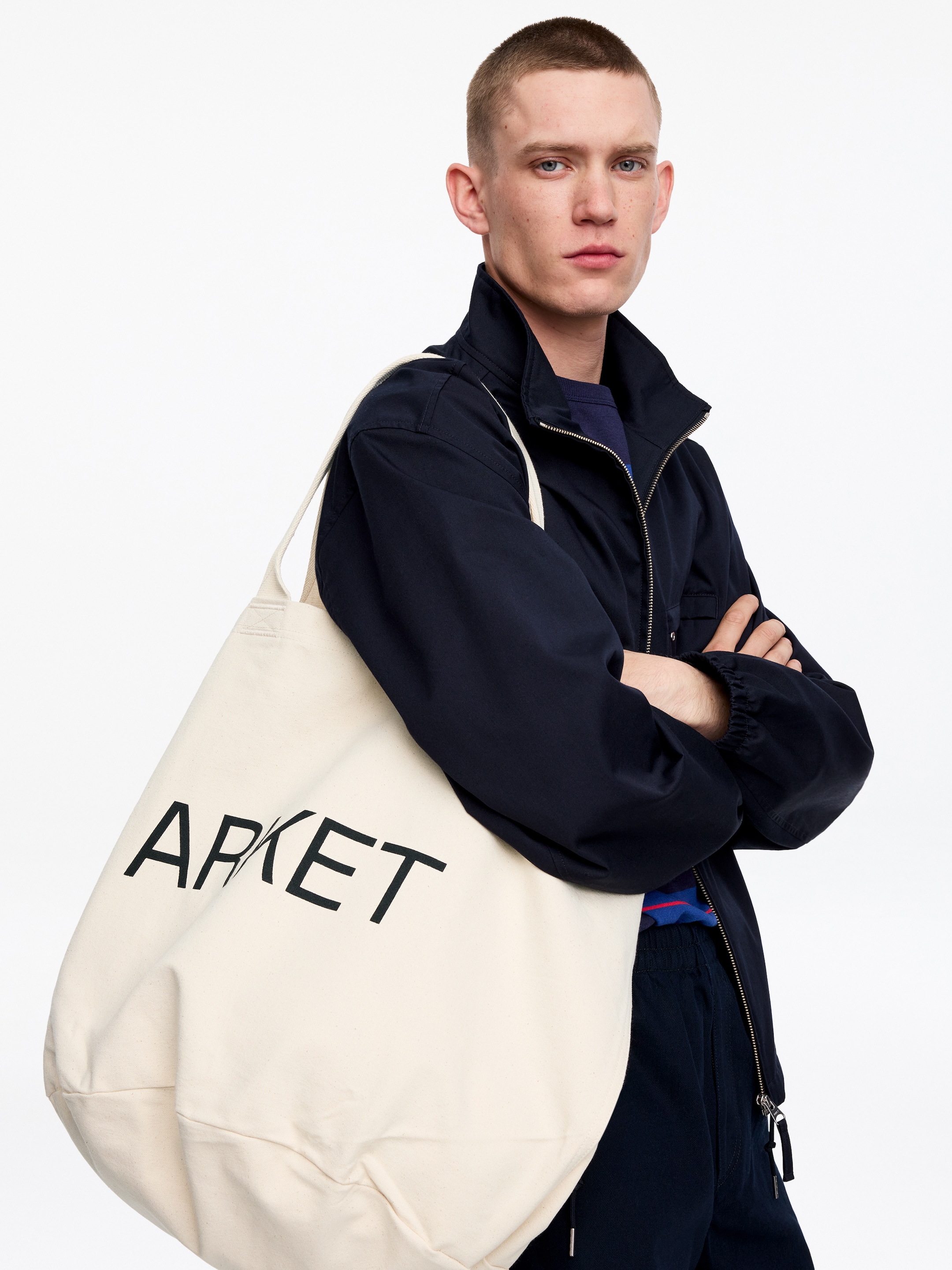 Grand sac de plage - Blanc cassé - Homme - StillMedia/Lookbook - 5
