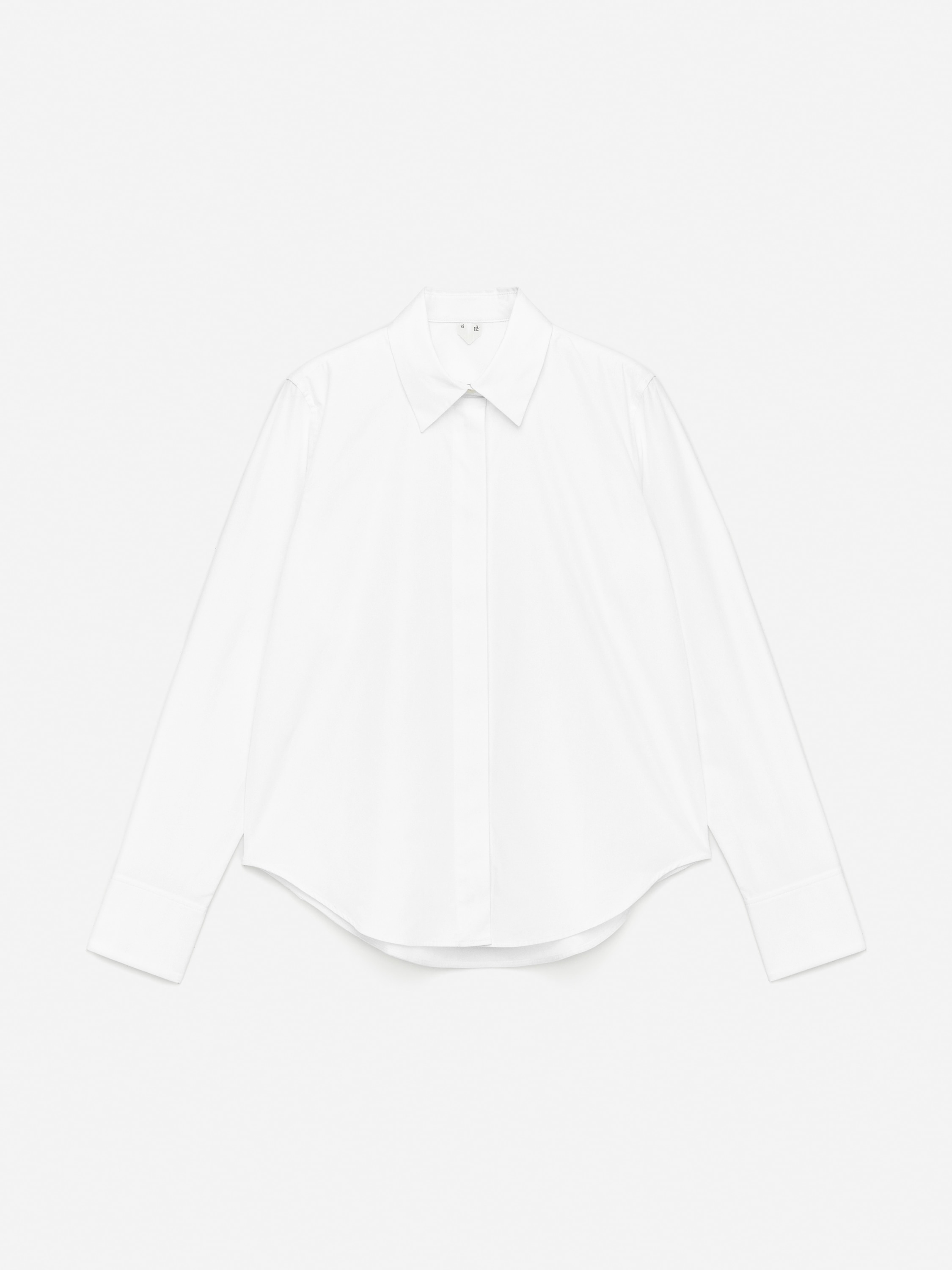 Camicia in popeline dalla vestibilità regolare - Bianco/Bordeaux/Bianco