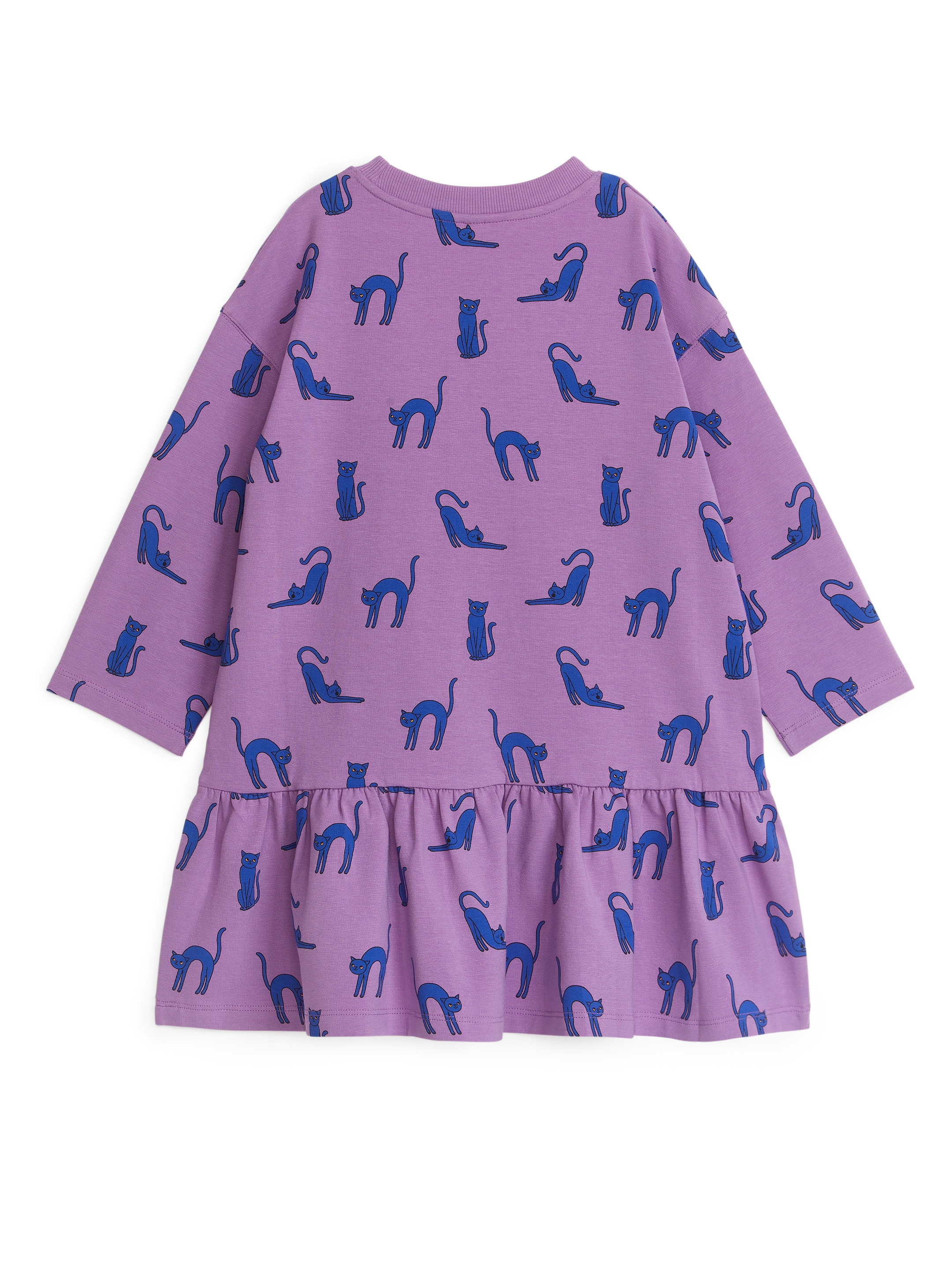 Jerseykleid mit Rüschen - Lila - Regular Fit - Kinder - StillMedia/DescriptiveStillLife - 5