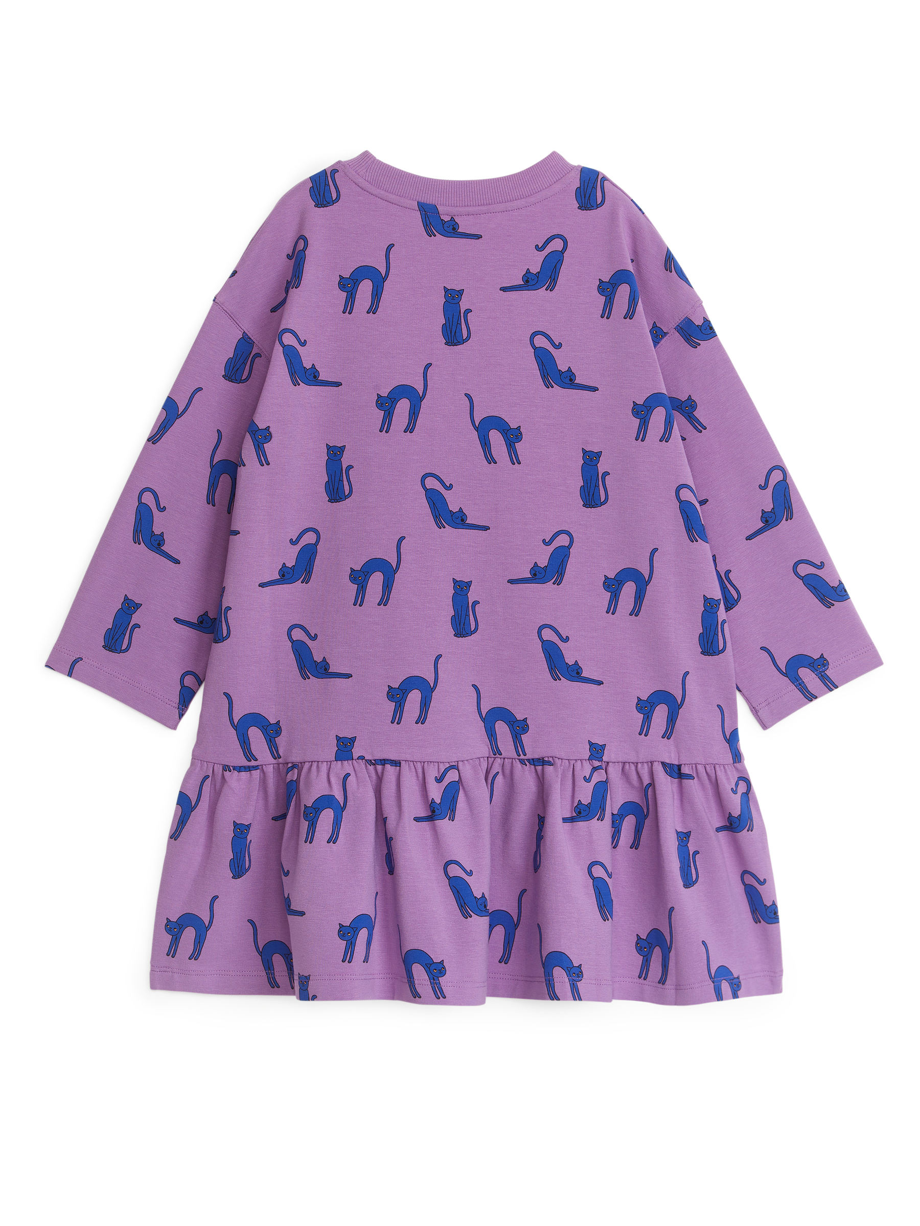 Jerseykleid mit Rüschen - Lila - Regular Fit - Kinder - StillMedia/DescriptiveStillLife - 5