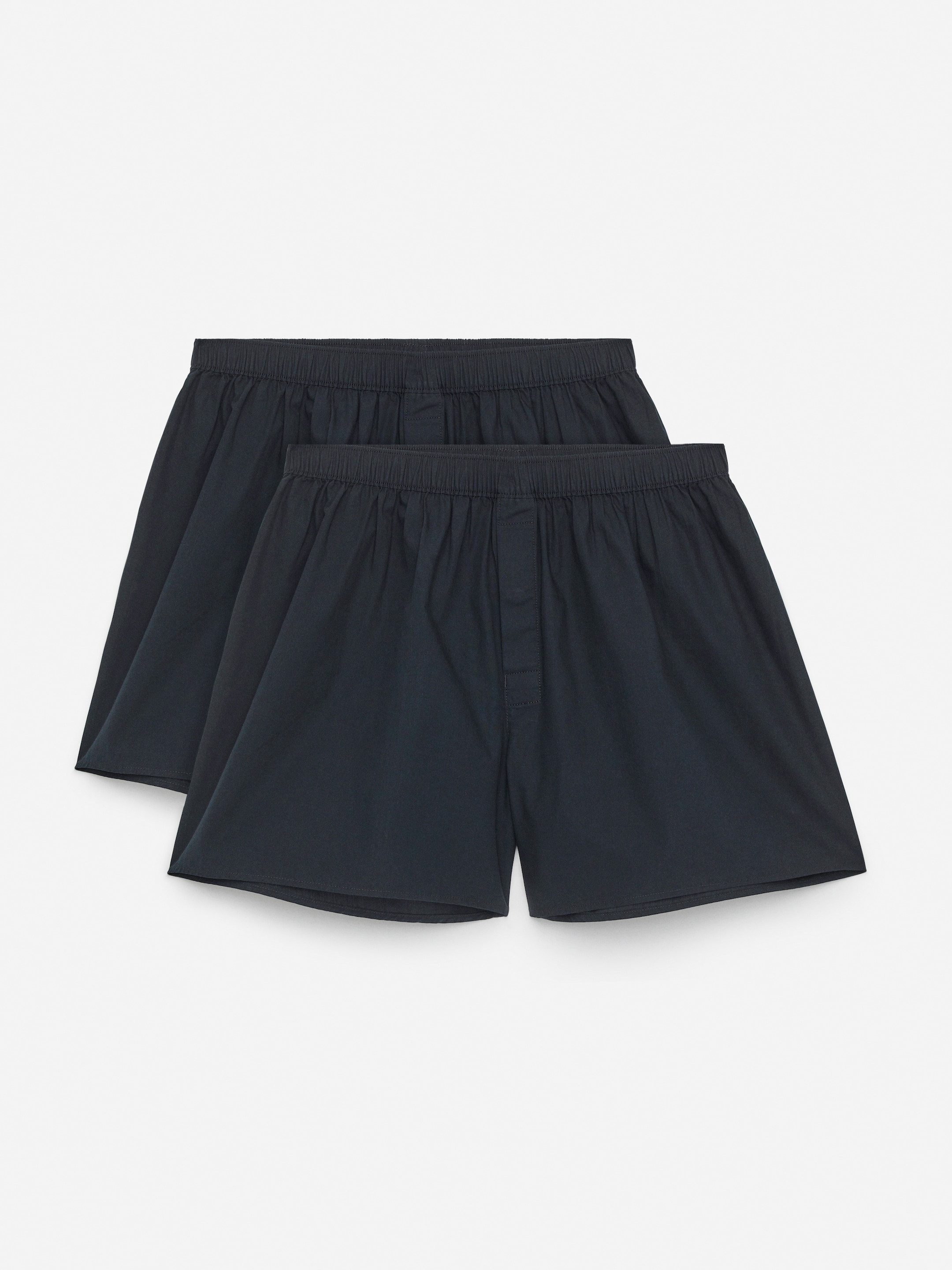 Woven Boxers, Set of 2-Blue-12769