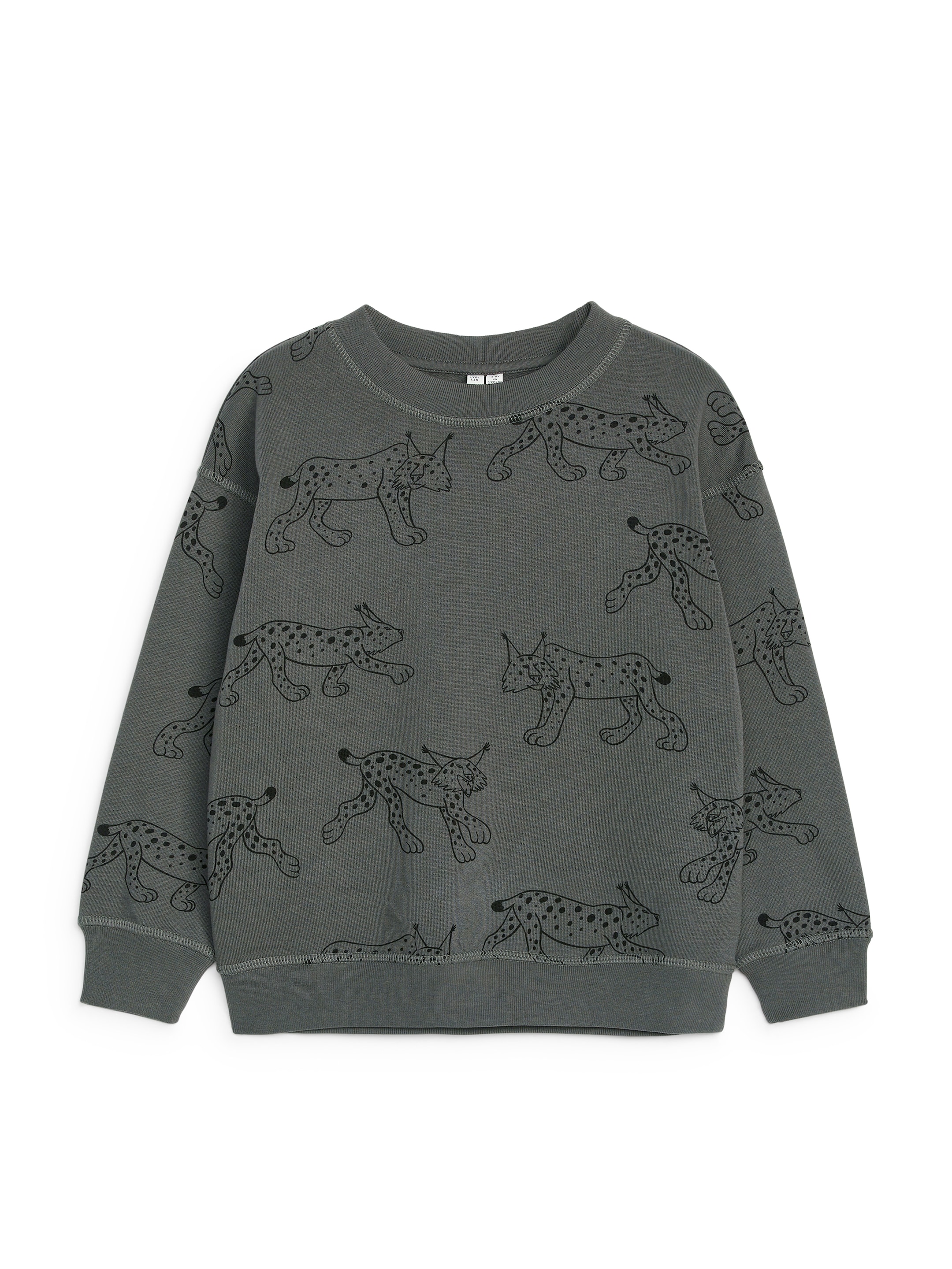 Relaxed Sweatshirt - Grey/Lynx - Relaxed fit - Children - StillMedia/DescriptiveStillLife - 3