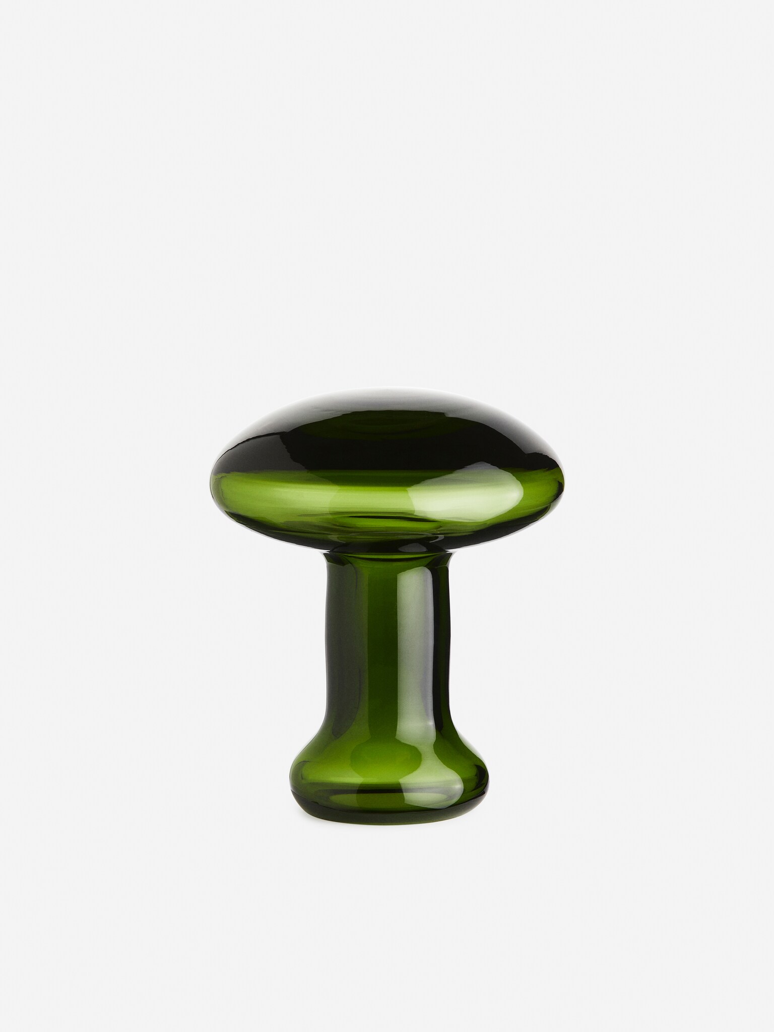 Glass Mushroom - Green