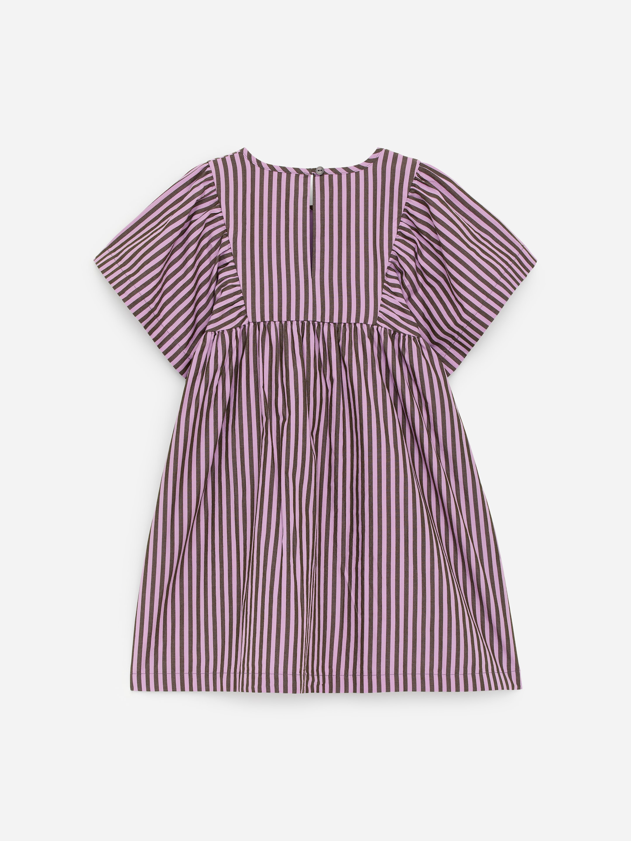 Cotton Poplin Dress - Lilac/Striped - Regular fit - Children - StillMedia/DescriptiveStillLife - 3