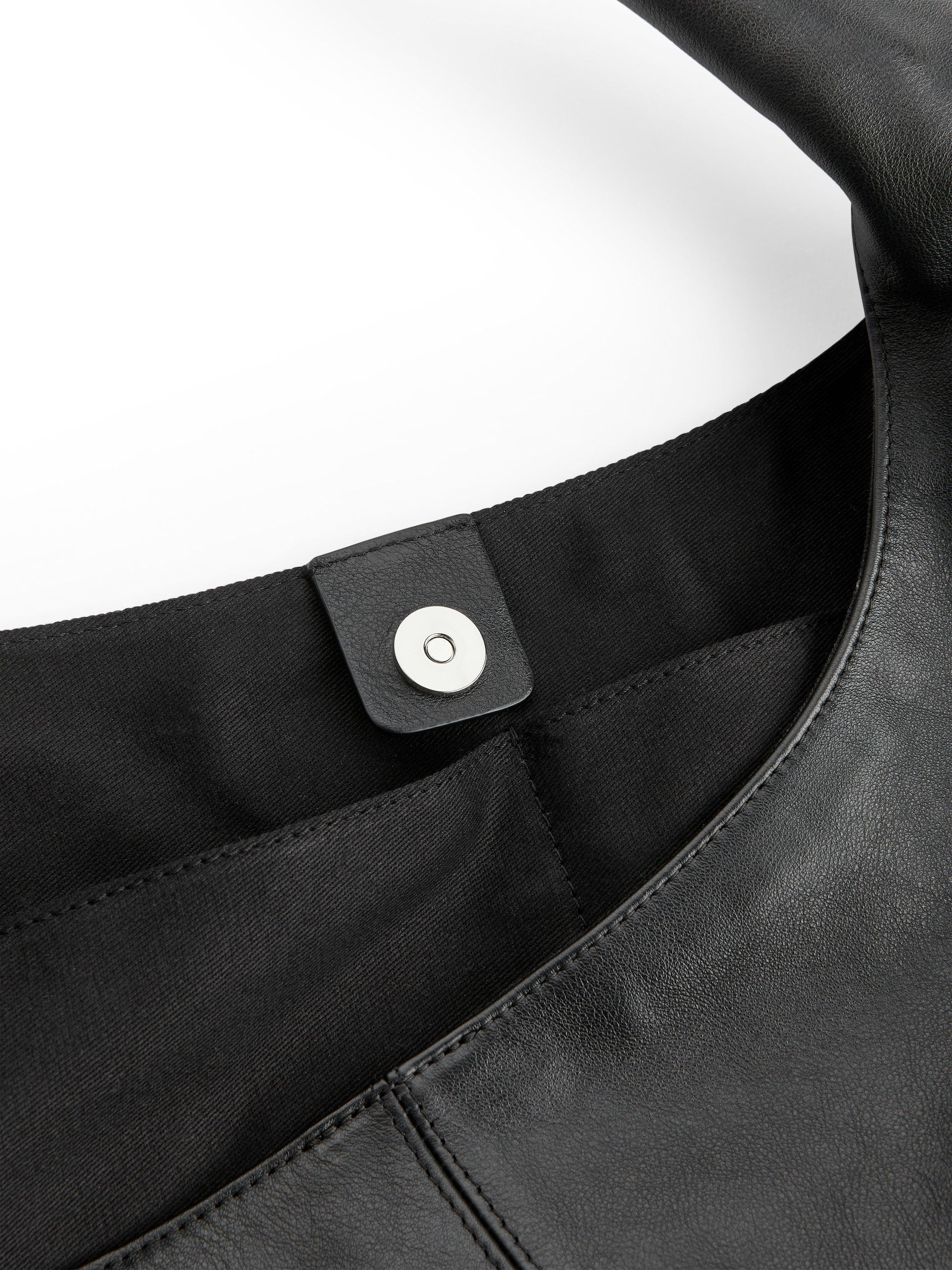 Weiche Ledertasche - Schwarz - Damen - StillMedia/DescriptiveDetail - 4