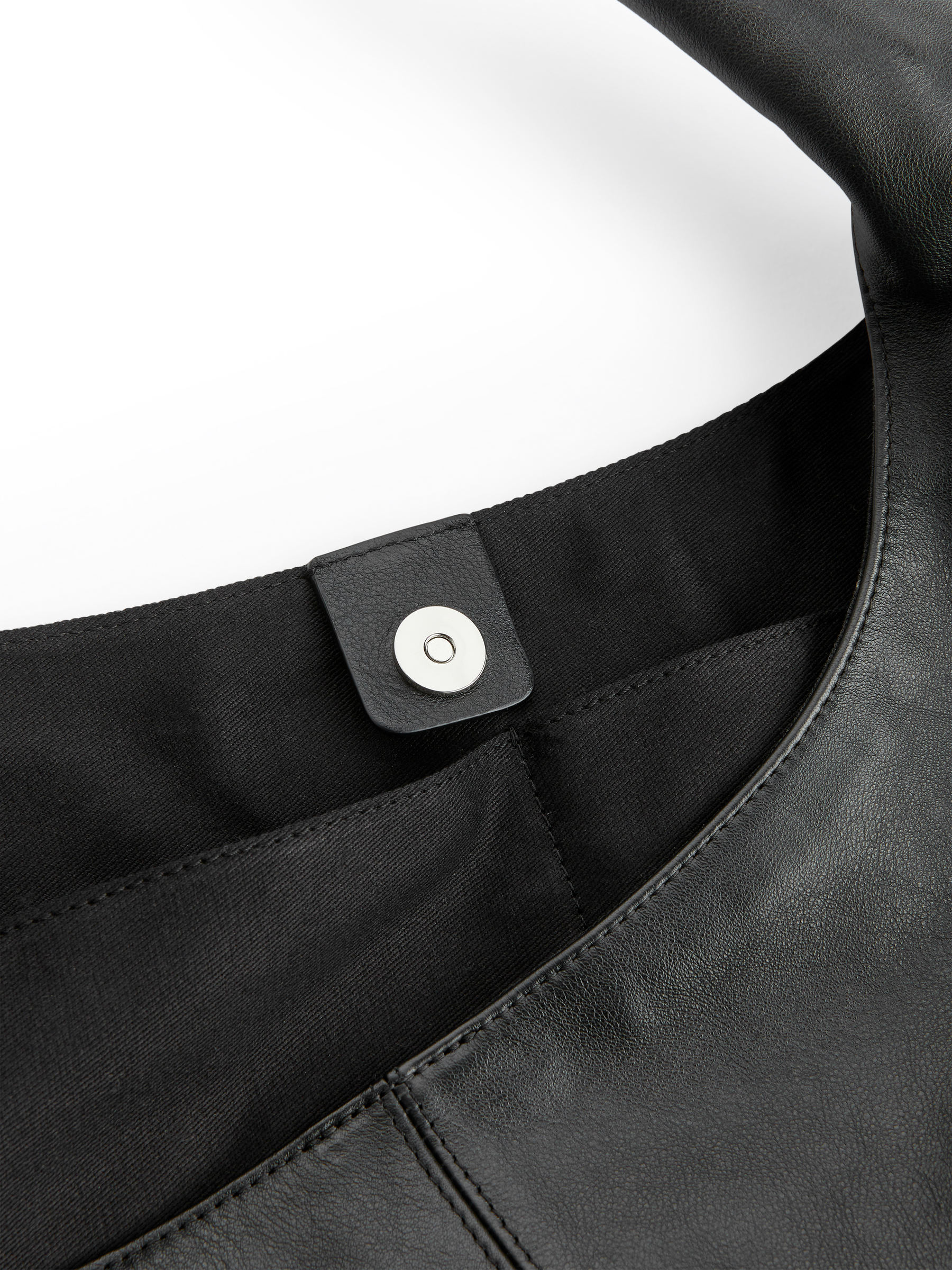 Weiche Ledertasche - Schwarz - Damen - StillMedia/DescriptiveDetail - 4