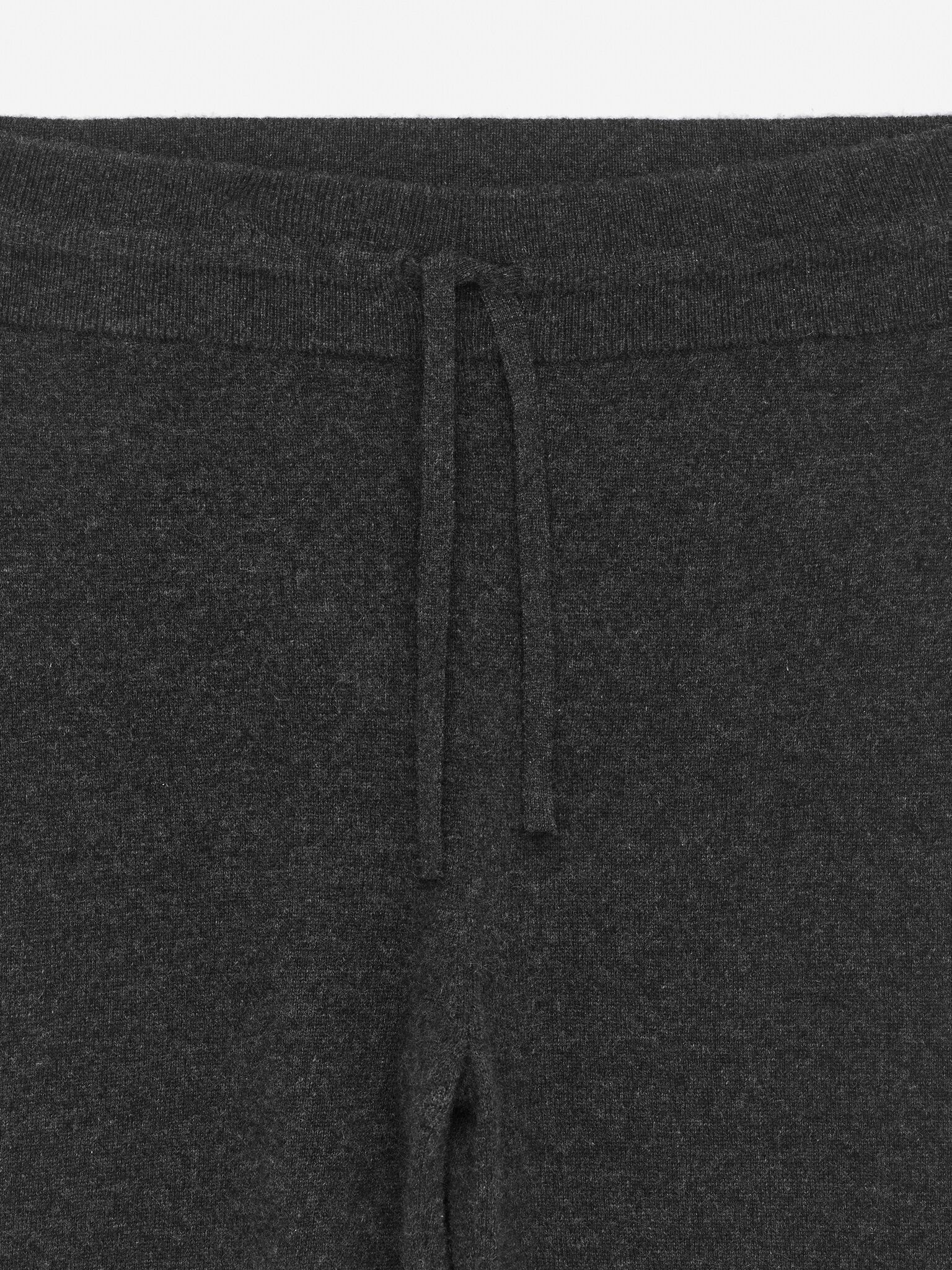 Pantalon en pur cachemire - Gris foncé/Beige chiné - 5