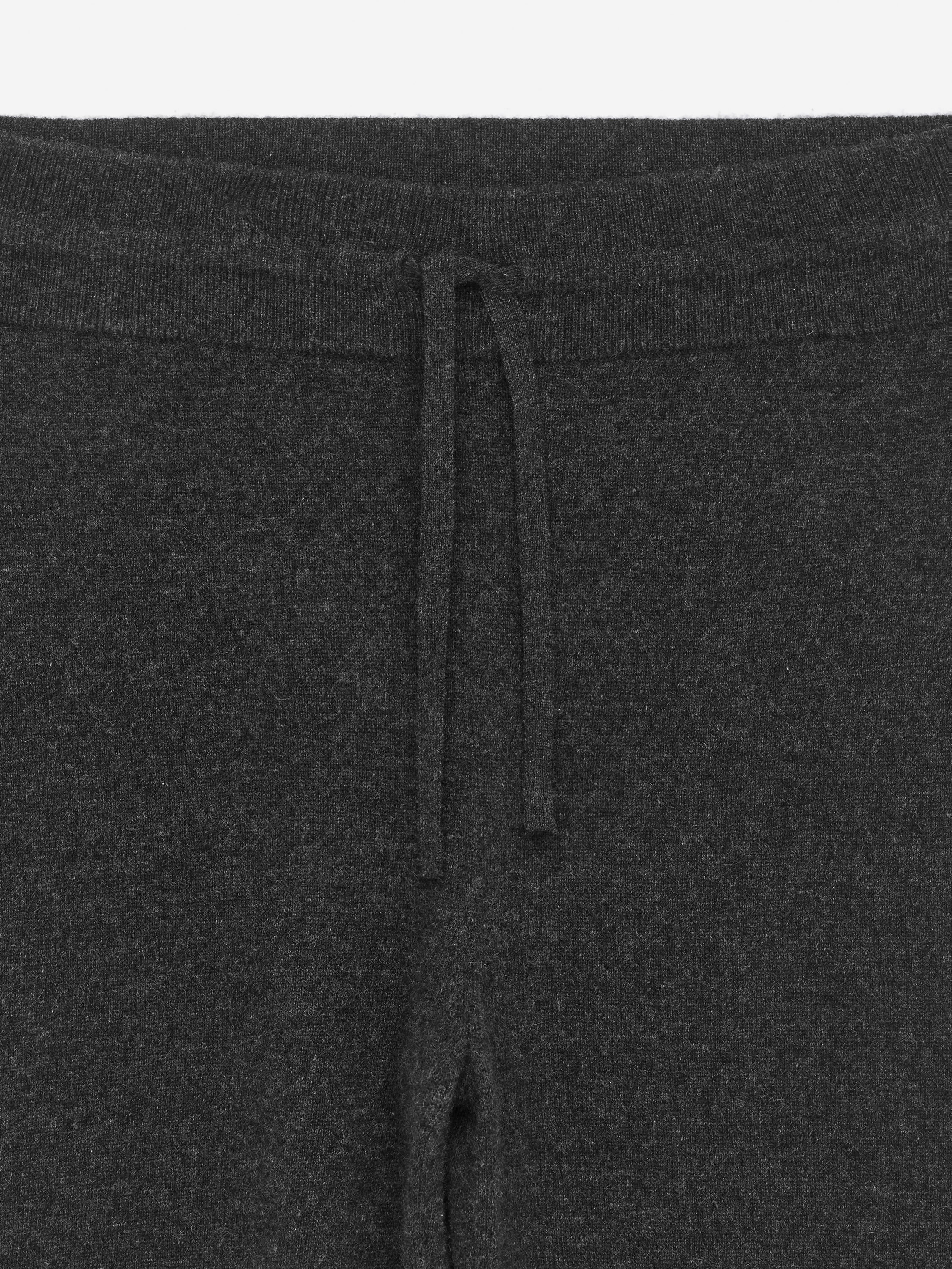 Pure Cashmere Trousers - Dark Grey - Relaxed fit - Women - StillMedia/DescriptiveDetail - 1