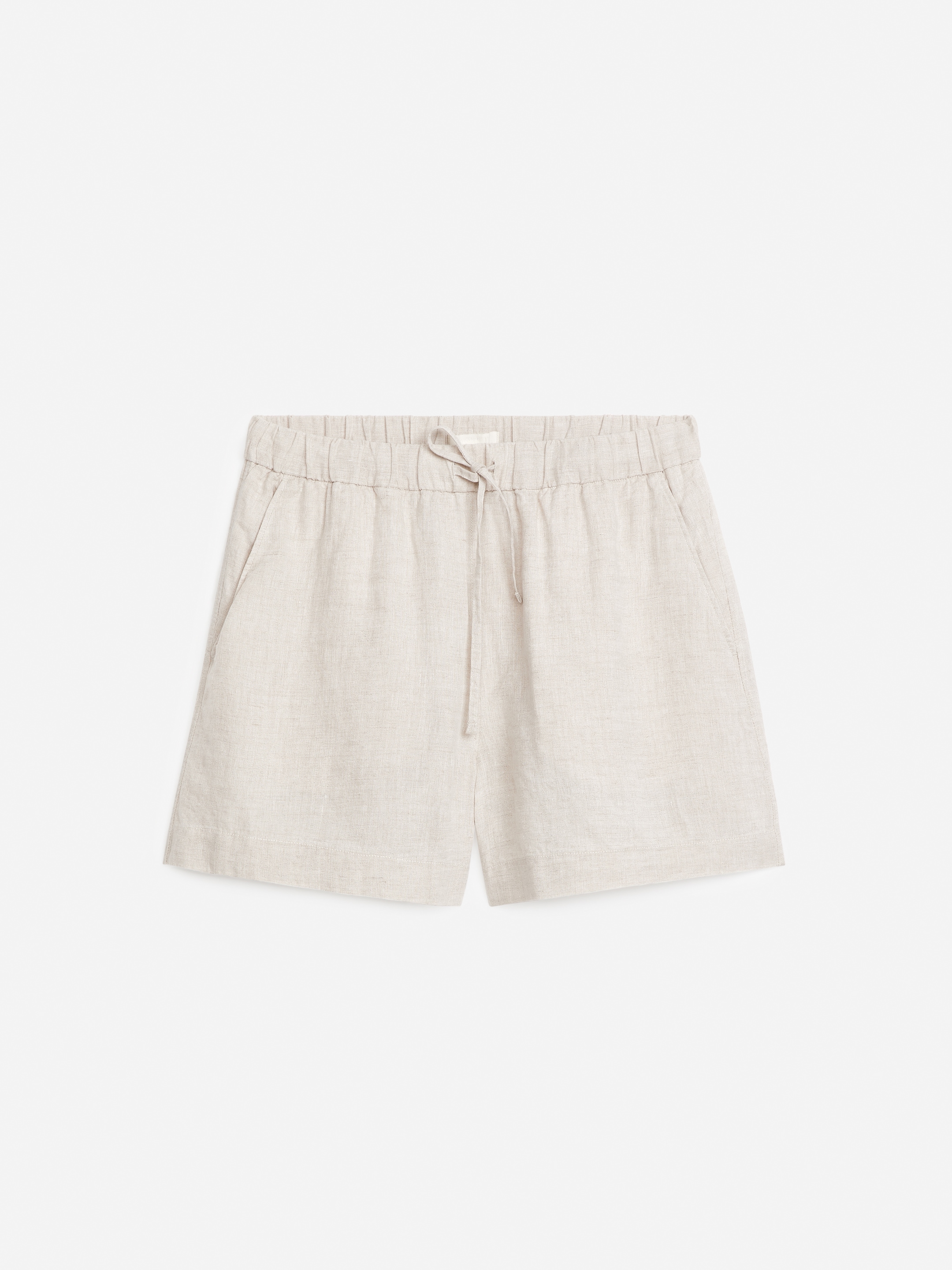 Zobacz większy obraz: Linen Shorts - Beżowy - ONA | H&M PL 1