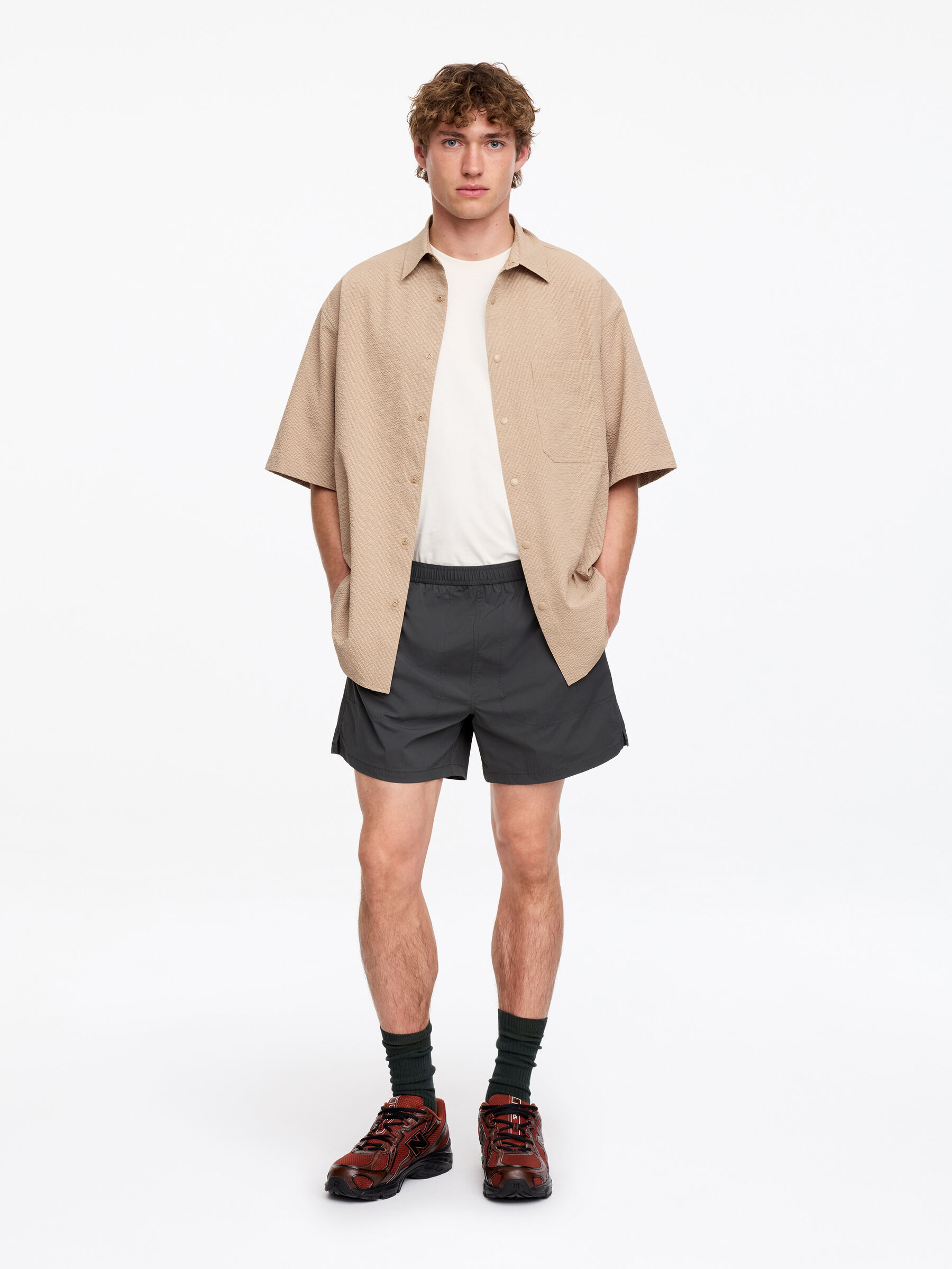 Lightweight Shorts-#5F5C5D-19091