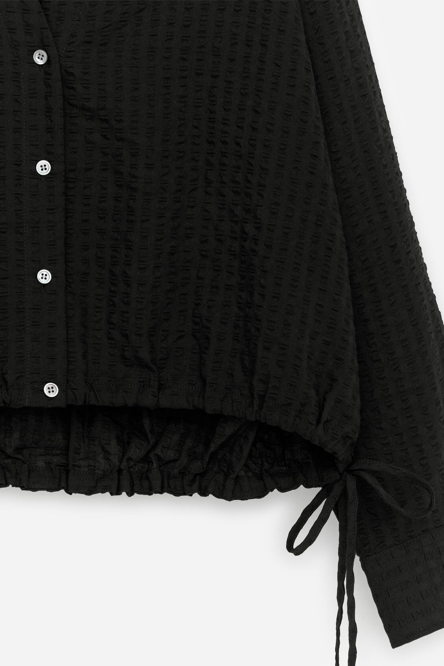 Blus i bäckebölja - Svart/Blå/vit - 7