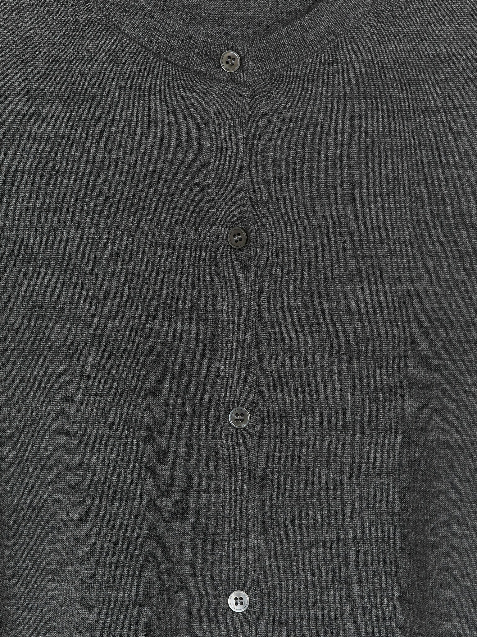 Vest van merinowol - grijs/Zwart/Donkerblauw/Lichtbeige - 2