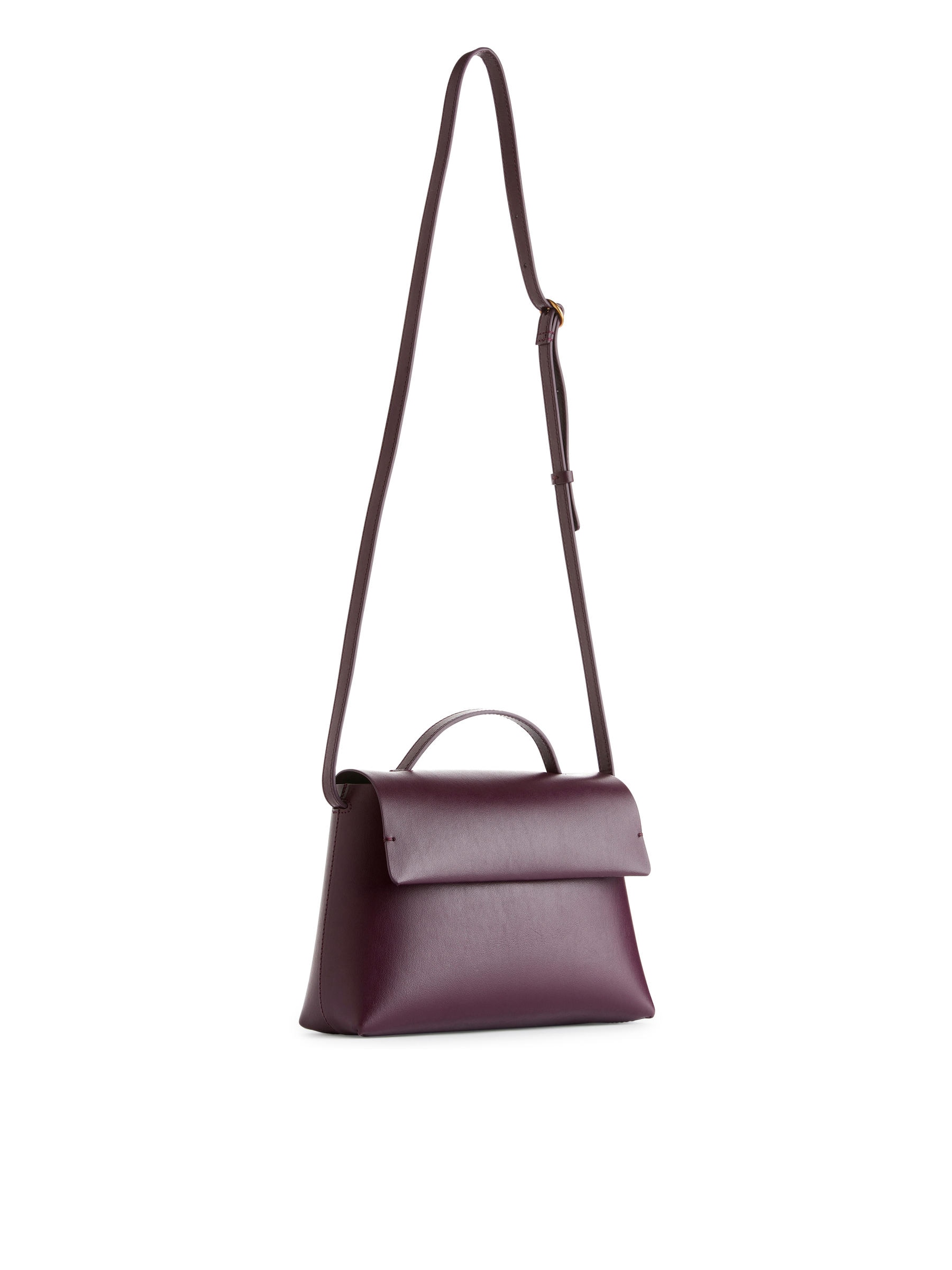 Bolso bandolera de piel - Burdeos - Women - StillMedia/DescriptiveStillLife - 6