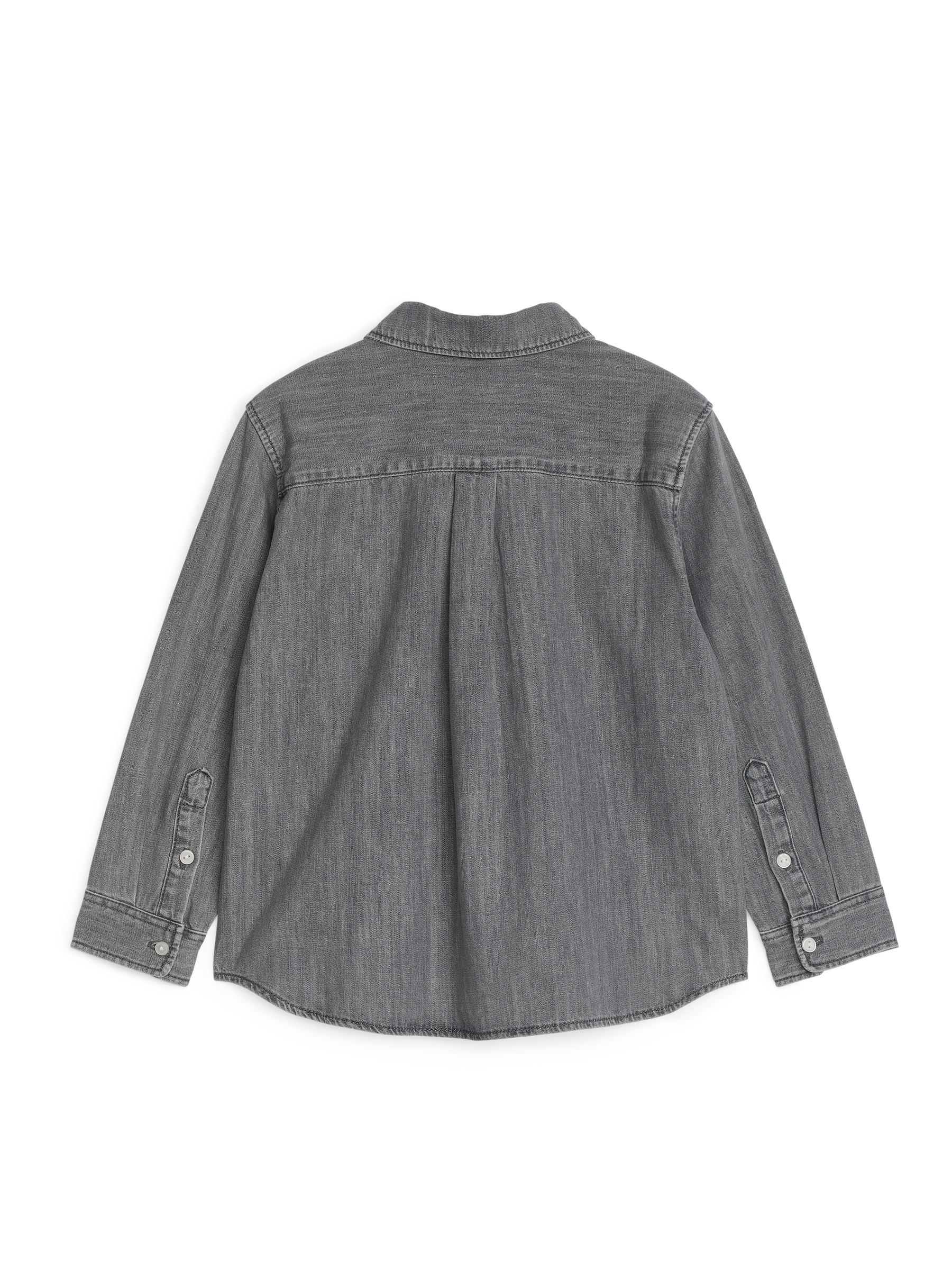 Denim Shirt - Grey - Regular fit - Children - StillMedia/DescriptiveStillLife - 3
