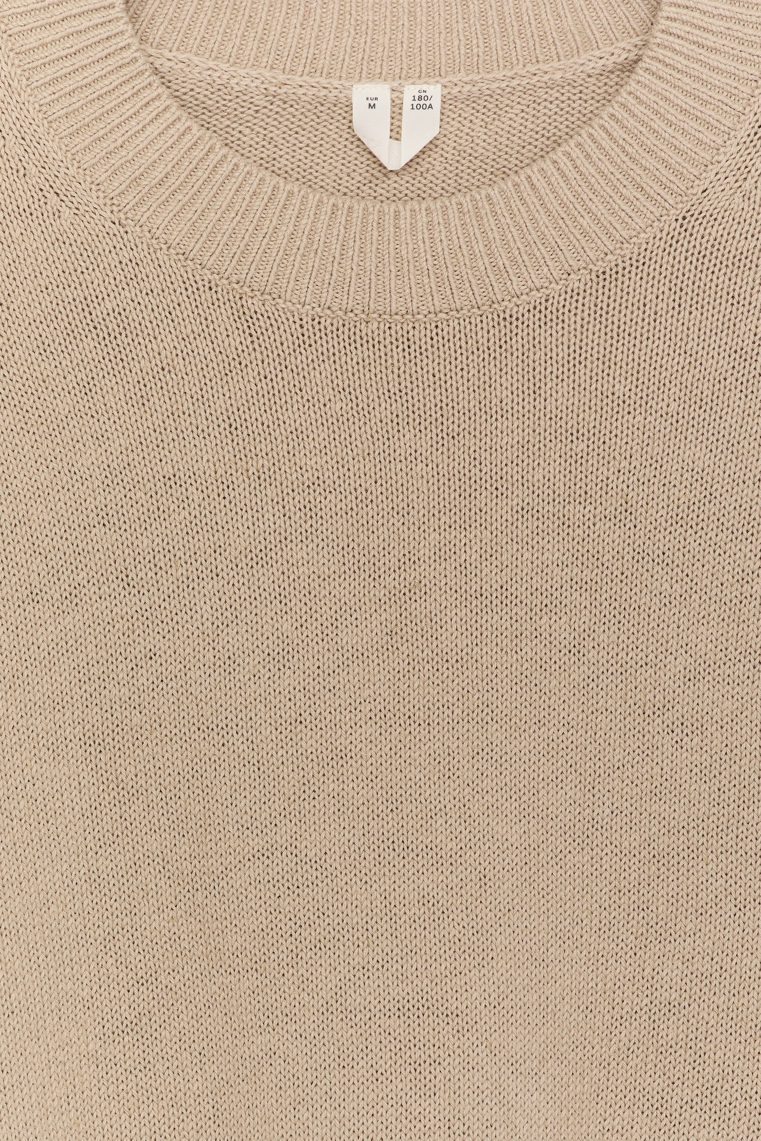 Tröja i linne och bomull - Beige/Dimrosa - 3