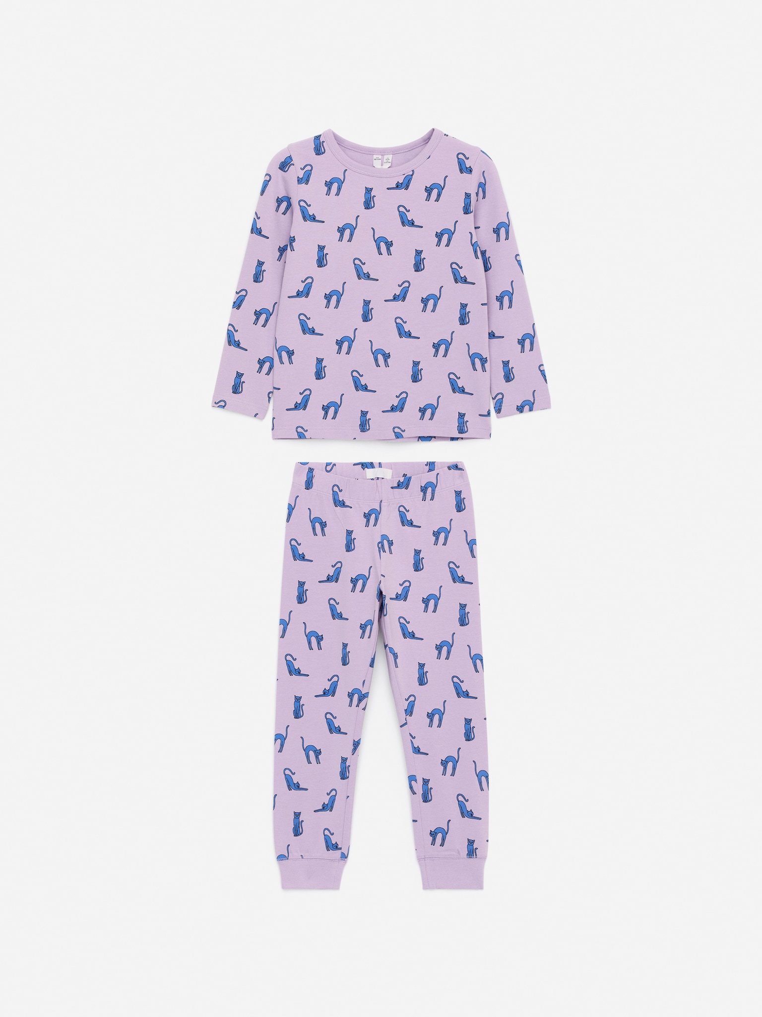 Ensemble pyjama en jersey - Mauve/Bleu/Blanc/Rose/Cœurs/Bleu clair/Vert/Rouge/Écru/Bleu ciel