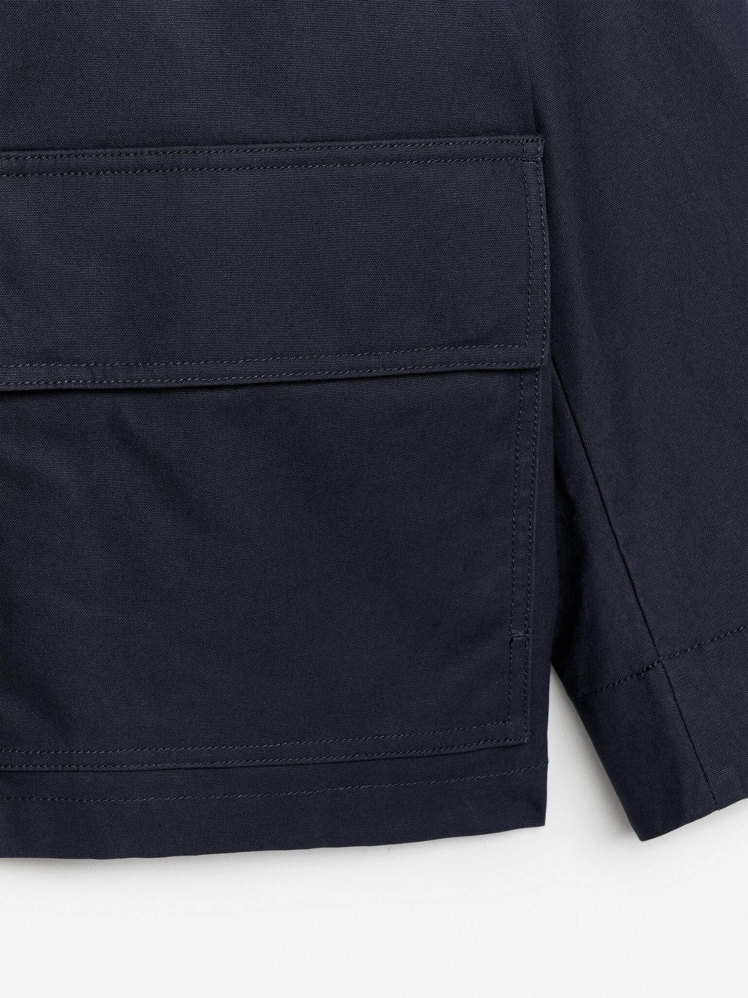Veste en coton ciré - Bleu foncé/Vert foncé - 6