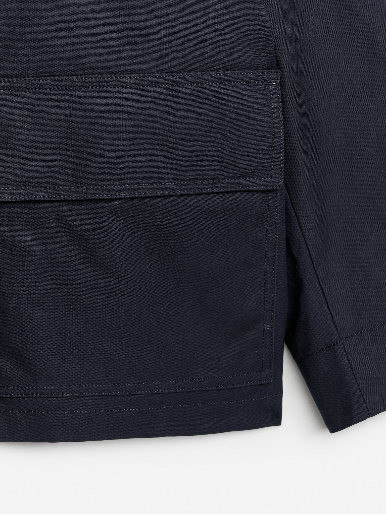Veste en coton ciré - Bleu foncé/Vert foncé - 7