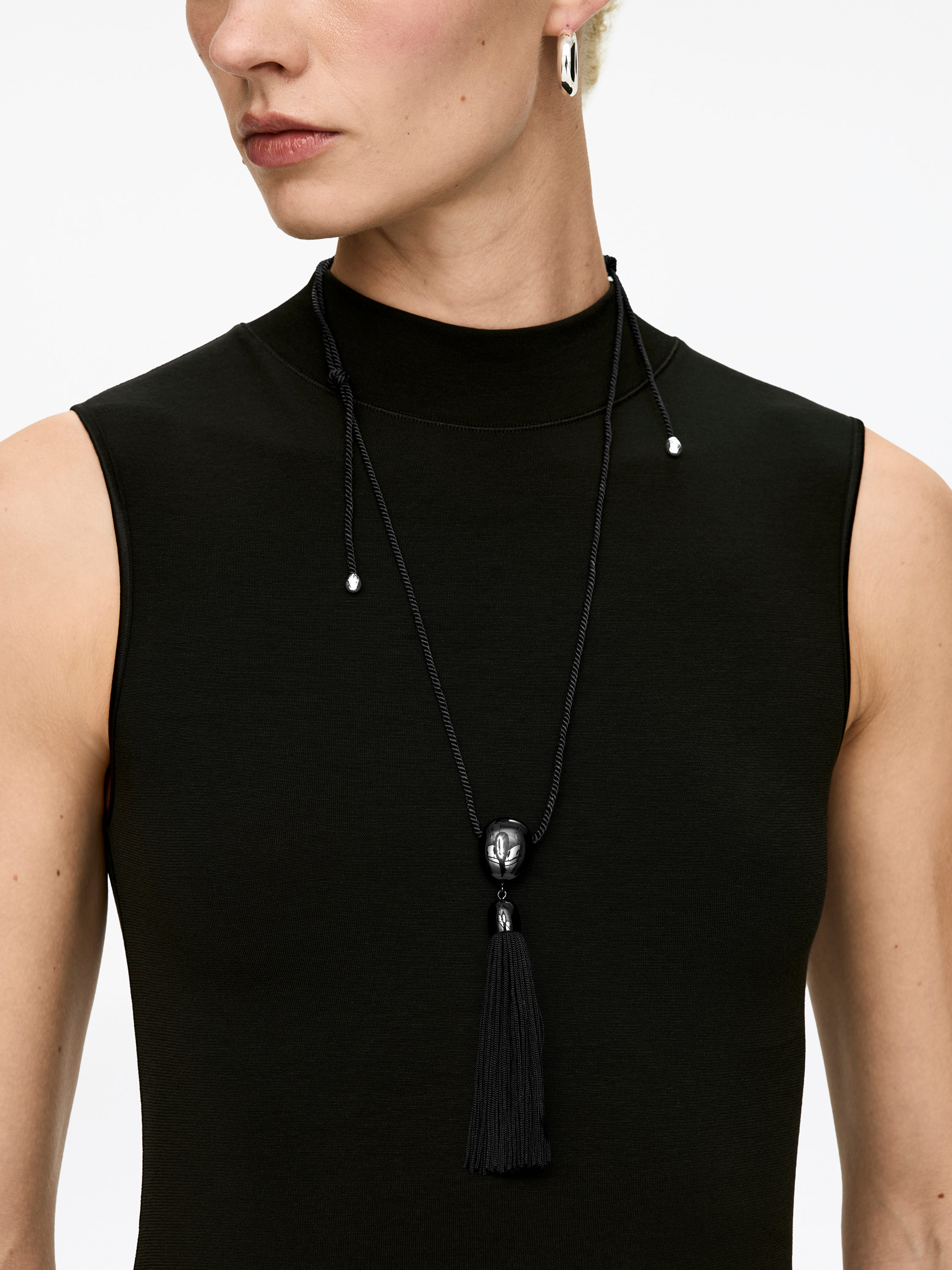 Tassel Necklace - Black - Women - StillMedia/Lookbook - 3