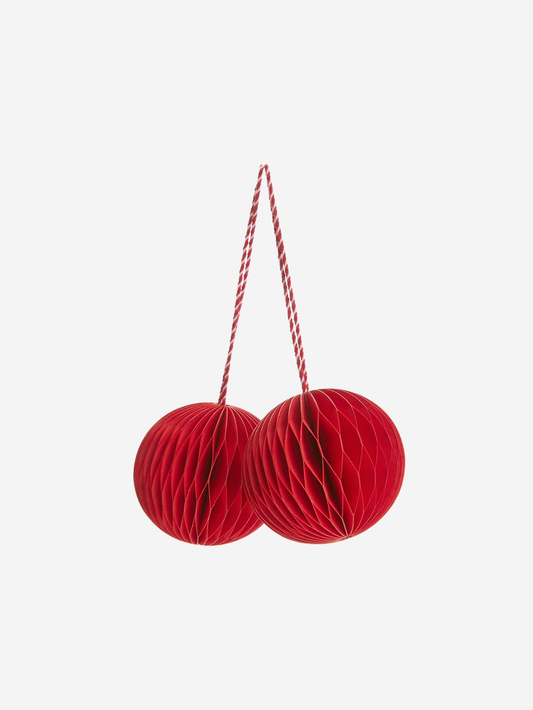 Honeycomb Ornaments Set of 2-#A60F20-10353