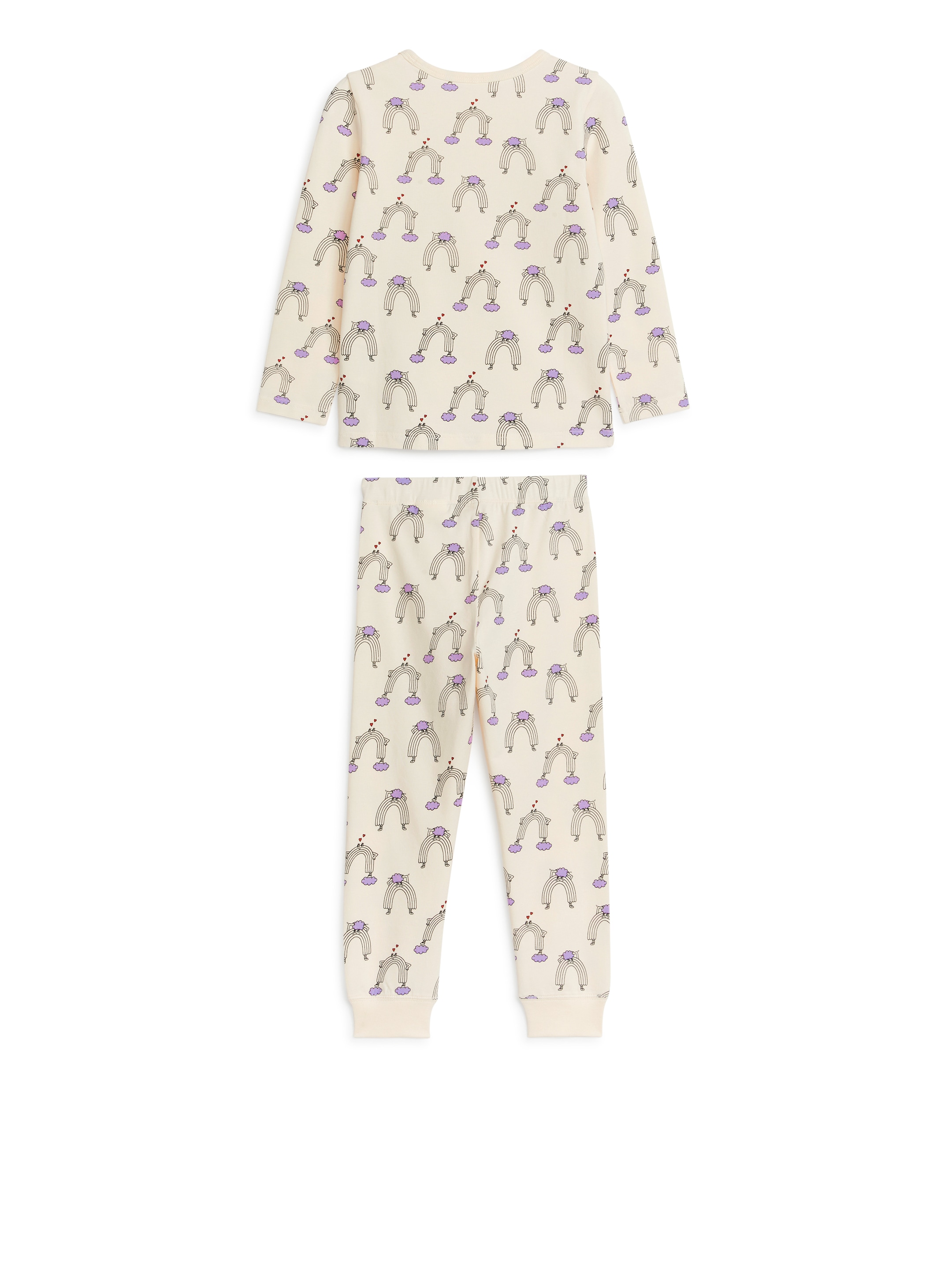 Jersey Pyjama Set - Off White - Regular fit - Children - StillMedia/DescriptiveStillLife - 2