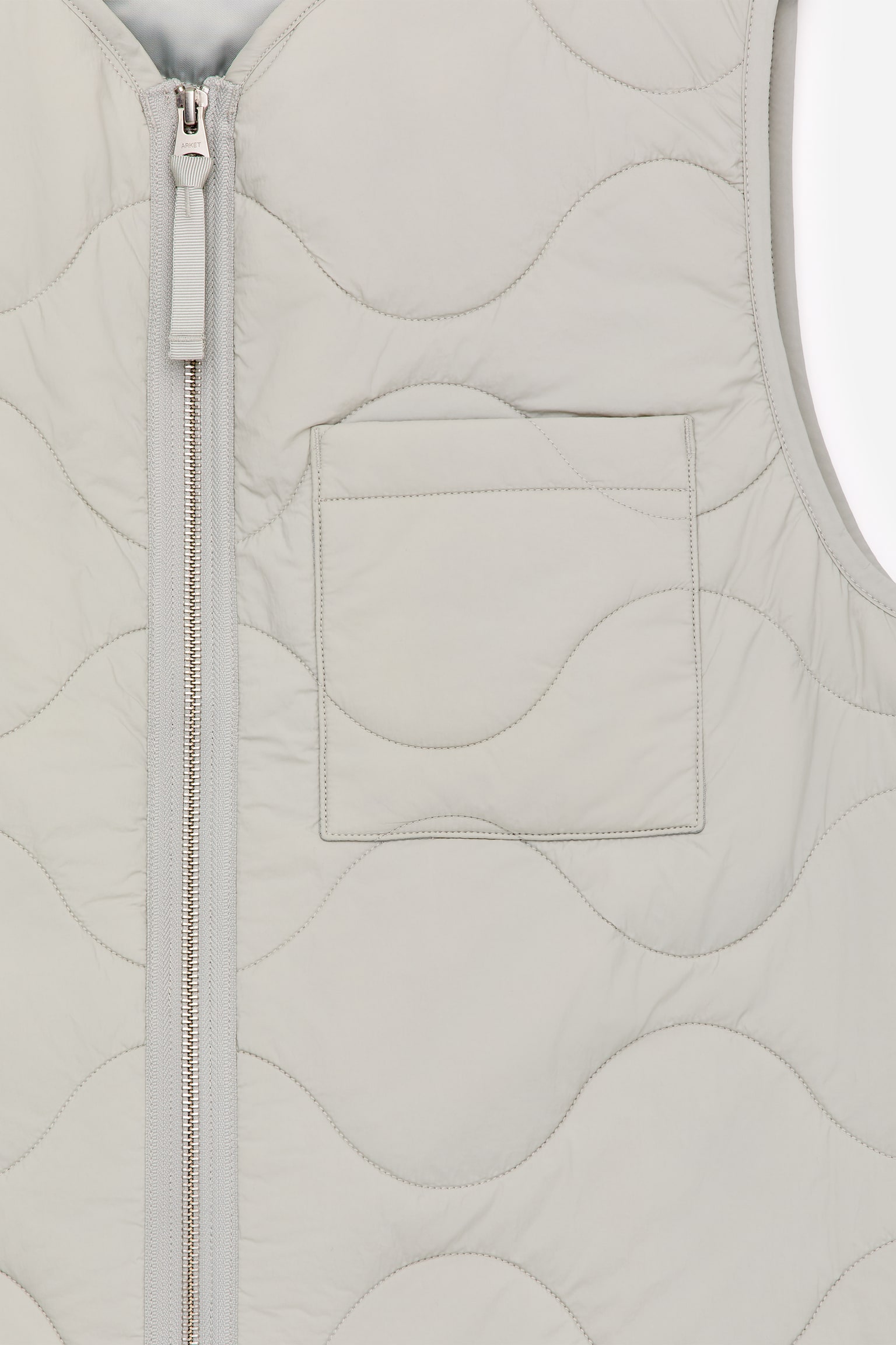 Gesteppte 2-in-1-Liner-Weste - Hellgrau/Schwarz/Grün/Dunkelblau - 7