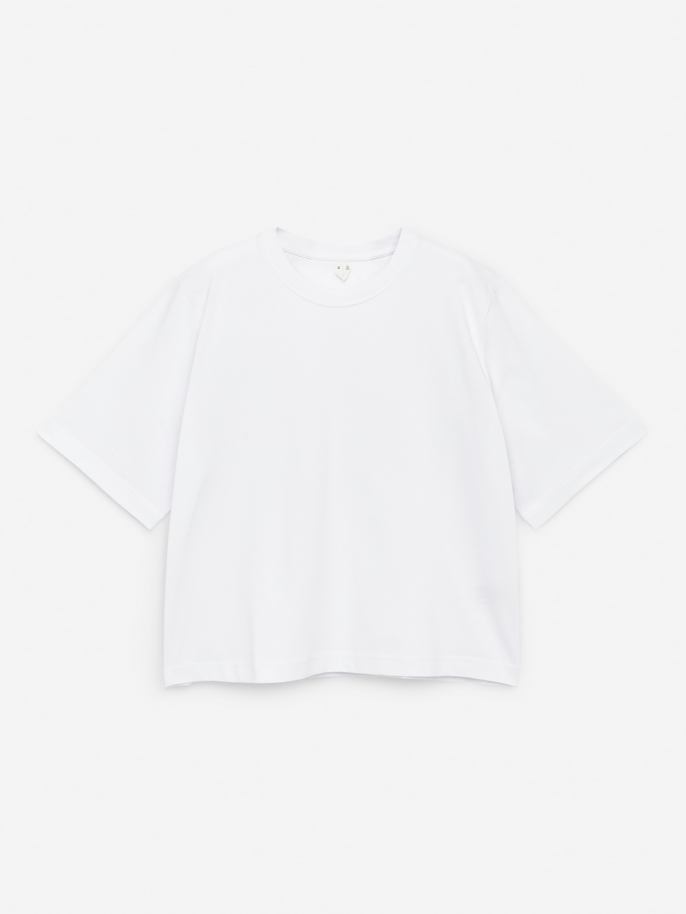 Camiseta cuadrada ALBA - Blanco/Negro/Azul/Lila