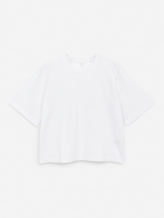 Signature Boxy T-Shirt — White official product image