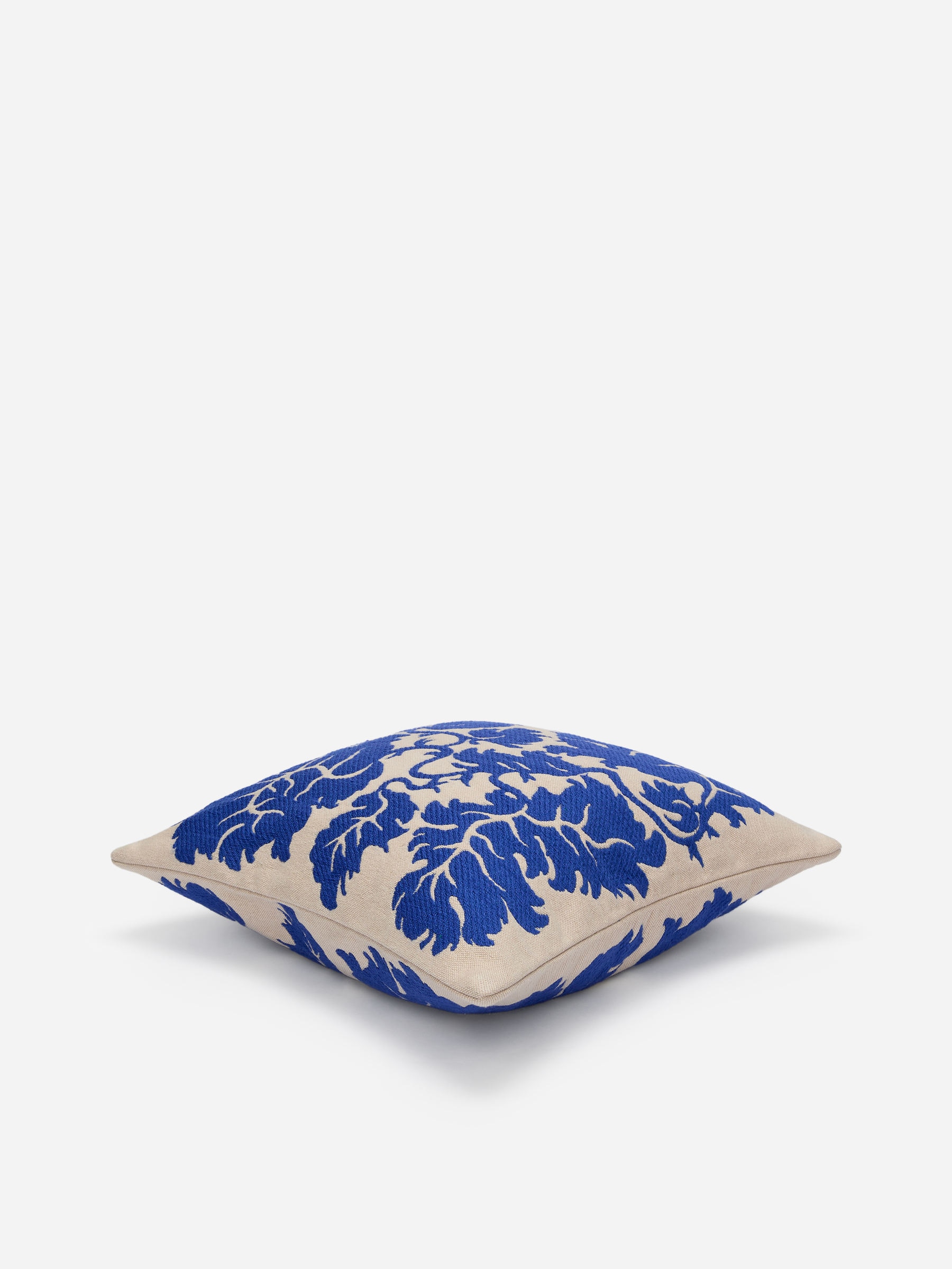 Embroidered Cushion Cover 50x50 cm-#3B4EA3-18106