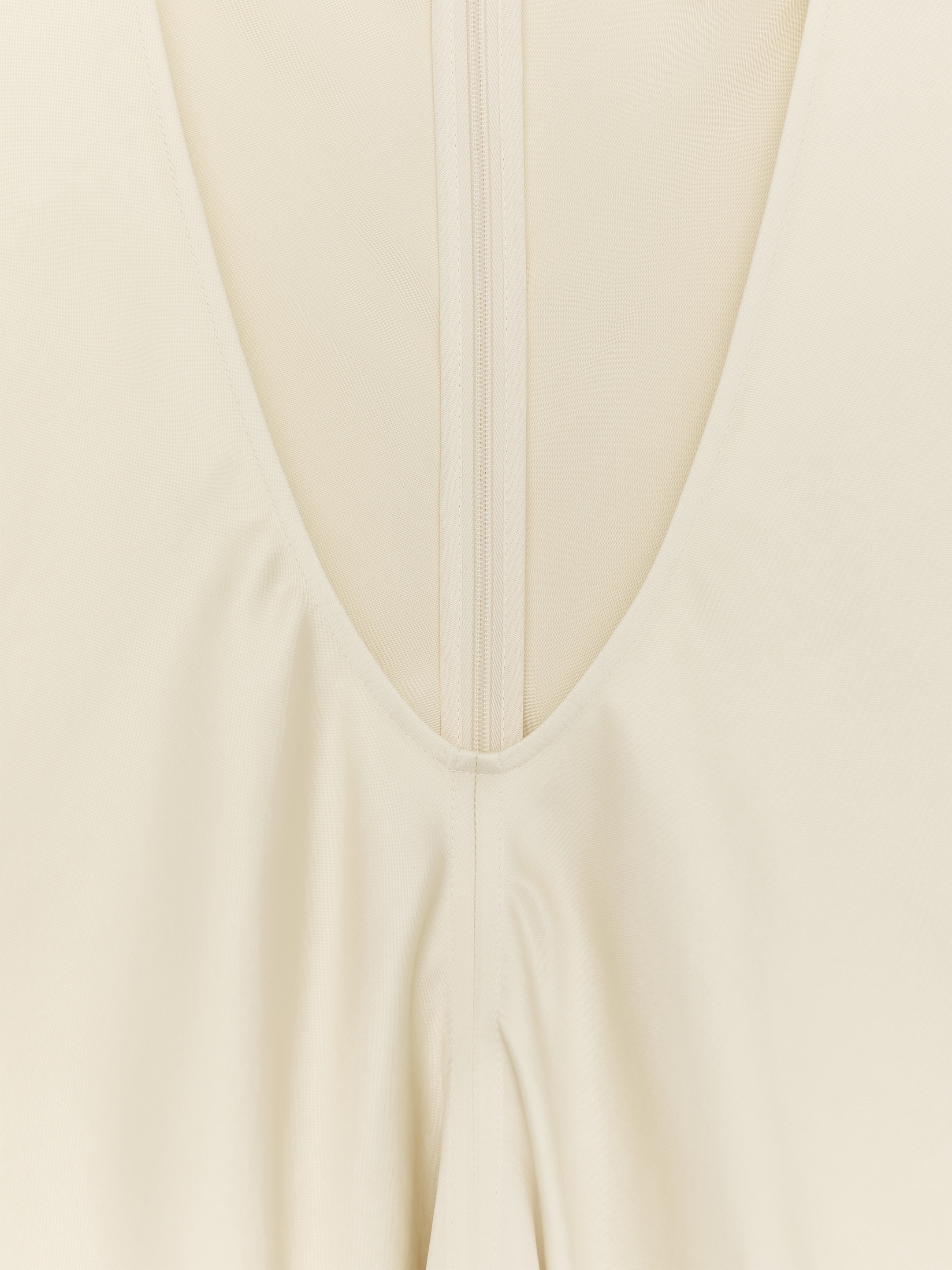 Draped Satin Top - Light Beige - Slim fit - Women - StillMedia/DescriptiveDetail - 2