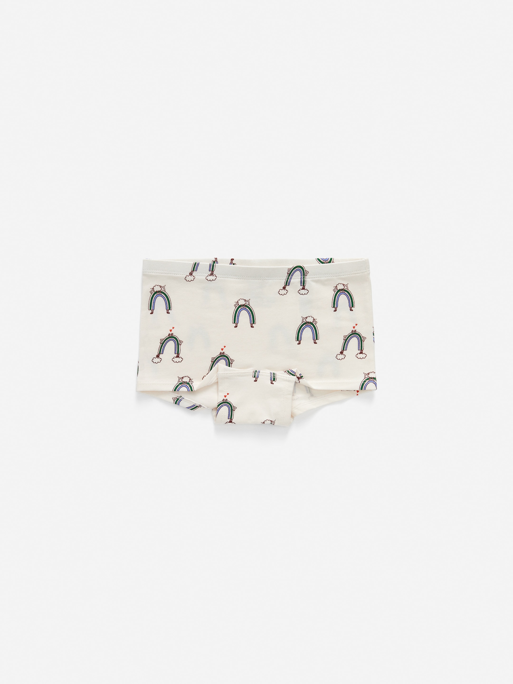 View larger image: Cotton Jersey Boxers Set of 3 - Off White/Rainbow - Kids | H&M GB 4