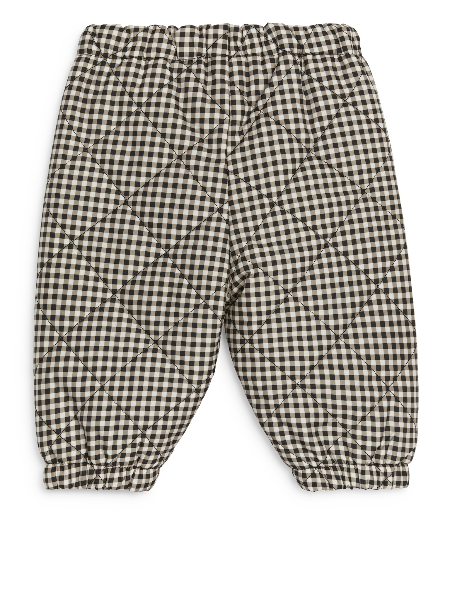 Wattierte Outdoor-Hose - Weiß/Schwarz - 2