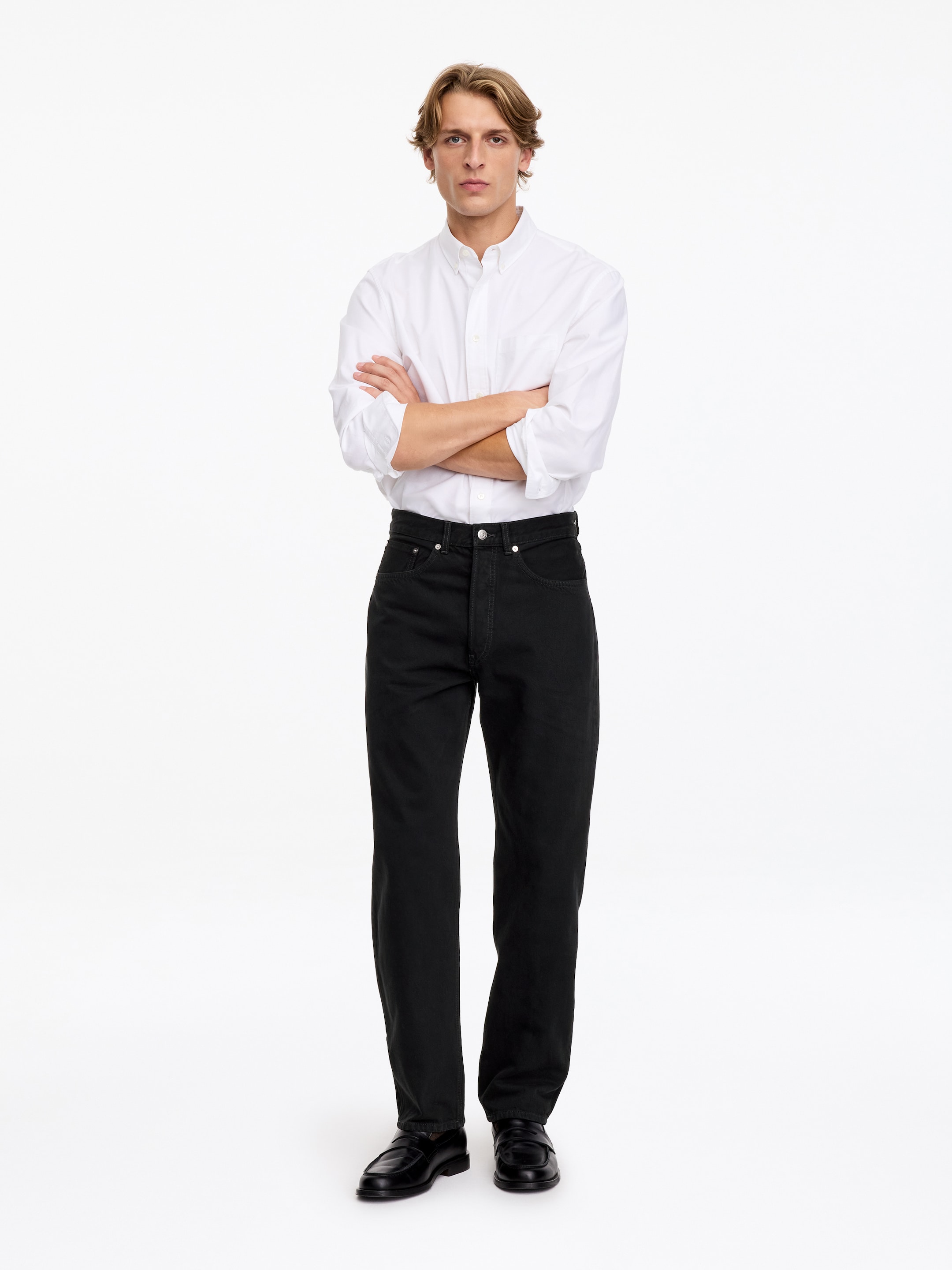 CREEK Barrel Jeans-Black-20623