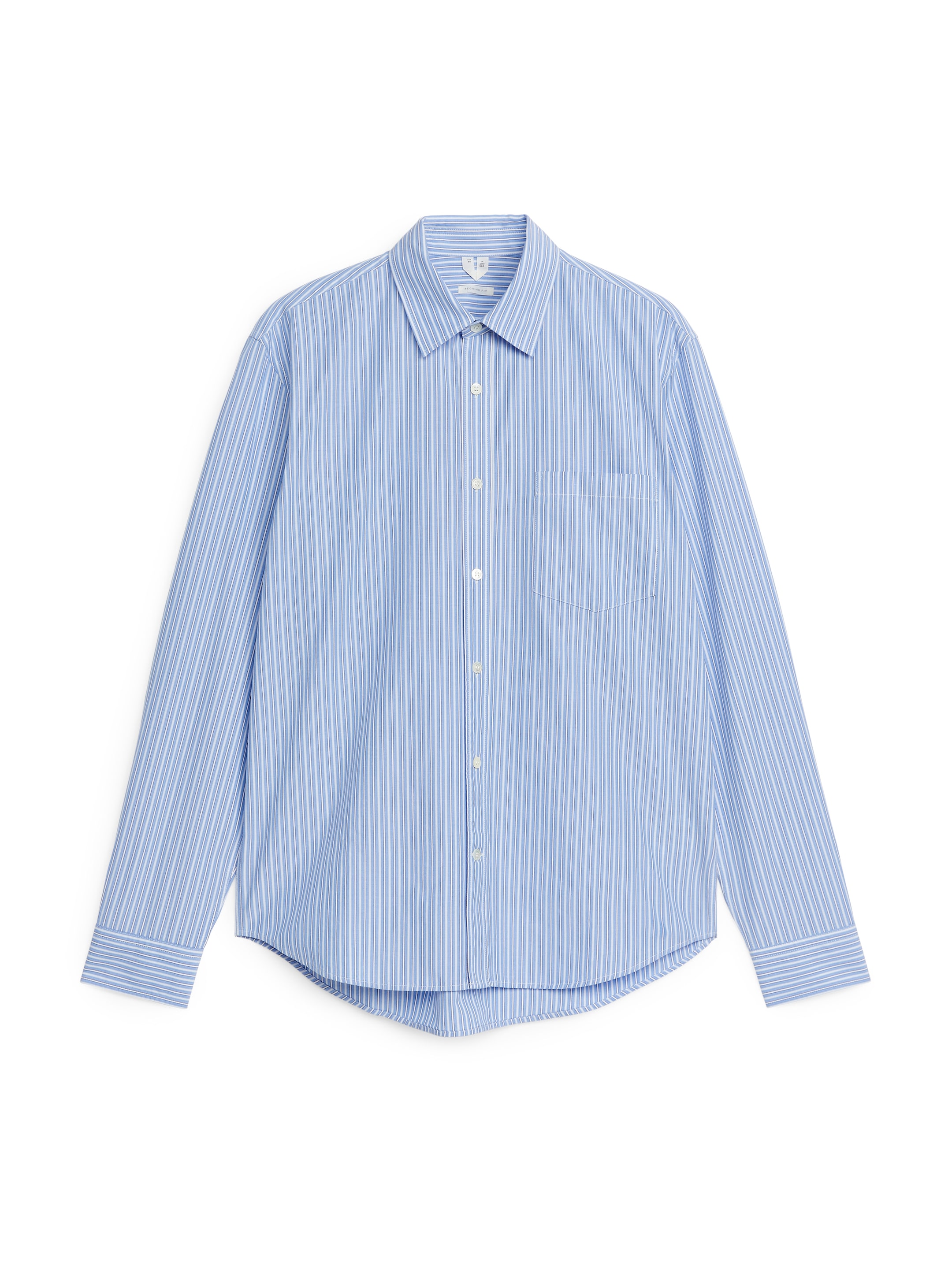 Popeline-Hemd - Blau/Streifen - Regular Fit - Herren - StillMedia/DescriptiveStillLife - 1