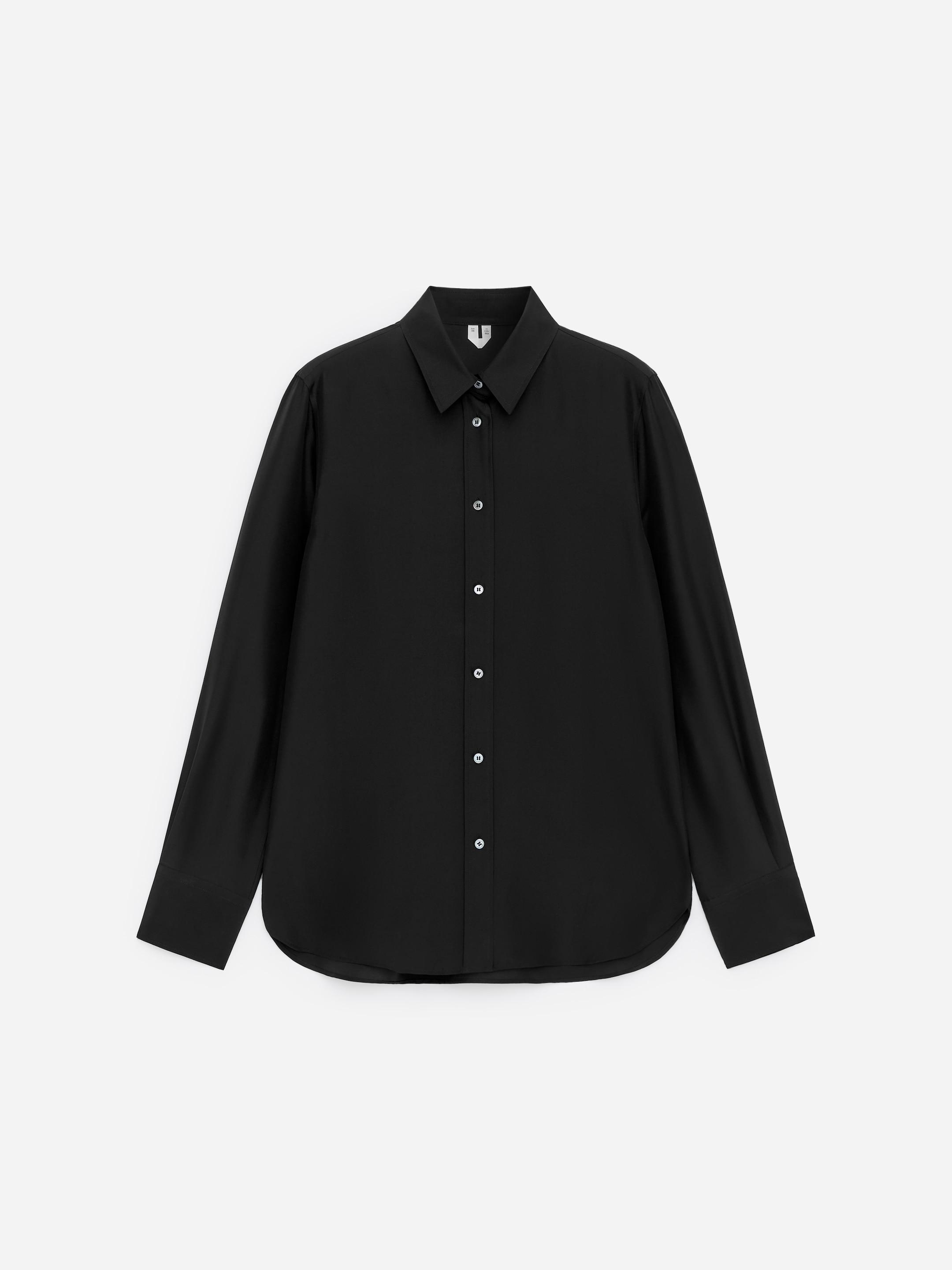 Silk Shirt-Black-18282
