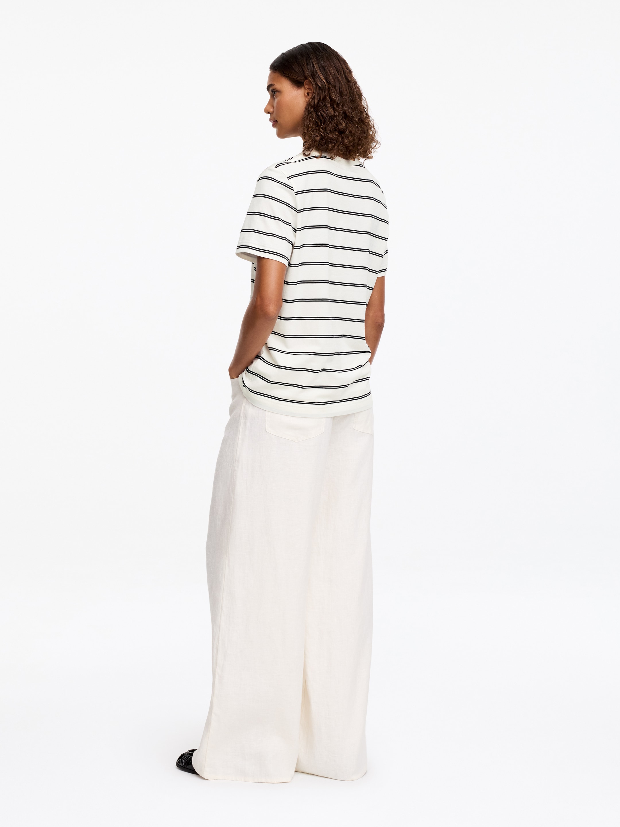 T-shirt Signature a maniche corte - Bianco/Nero - Regular fit - Women - StillMedia/Lookbook - 2