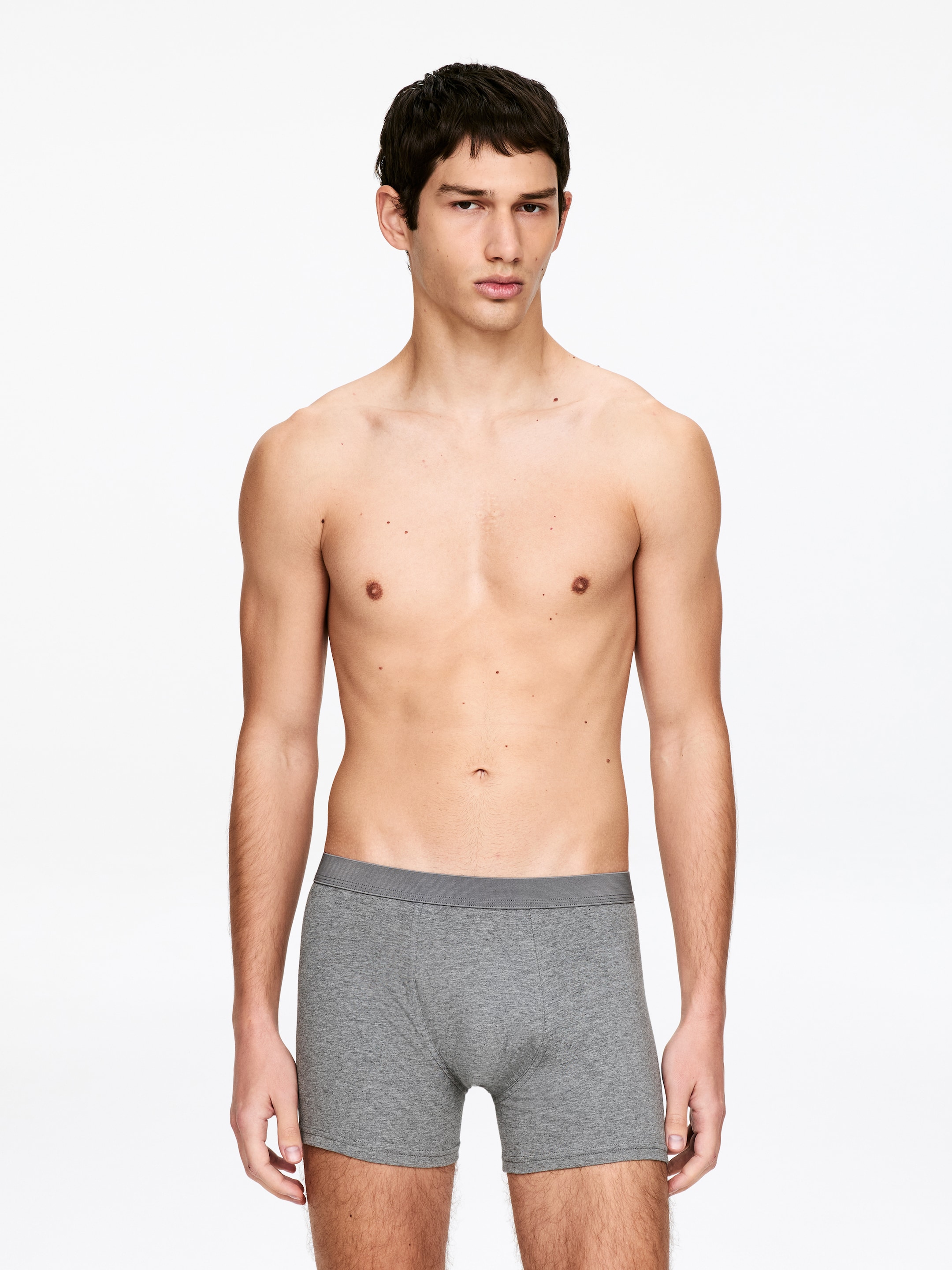 Lange Boxer aus Jersey, 3er-Set - Grau - Regular Fit - Herren - StillMedia/Lookbook - 4