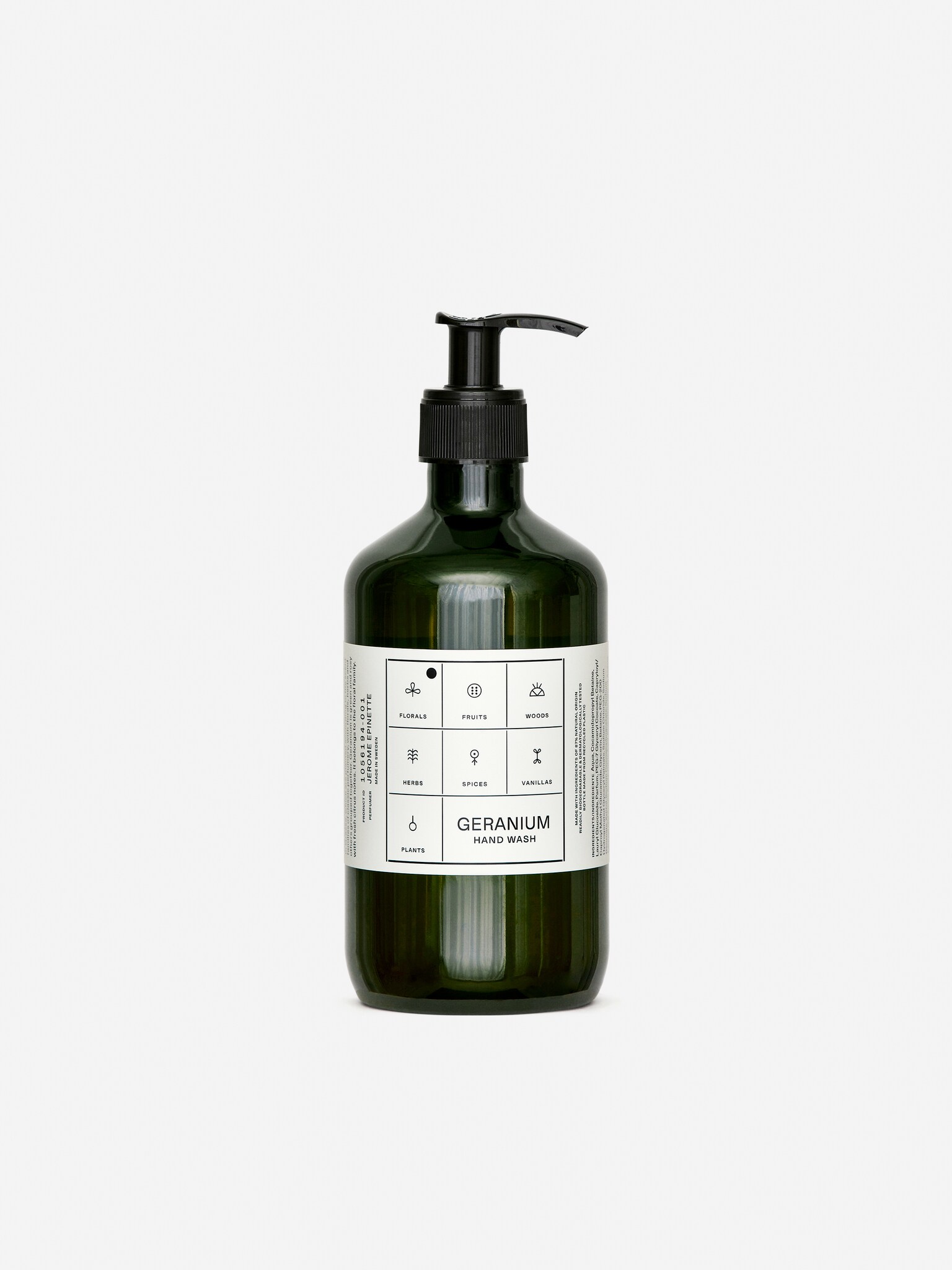 Sapone per le mani da 500 ml - Geranium/Verbena/Oakmoss