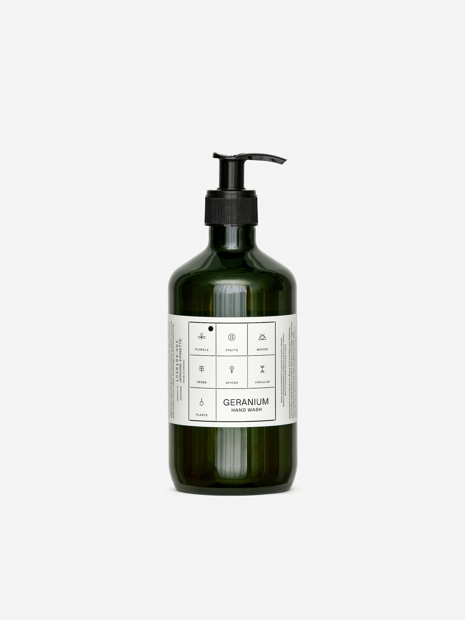 Savon pour les mains 500 ml - Géranium/Verveine/Mousse de chêne