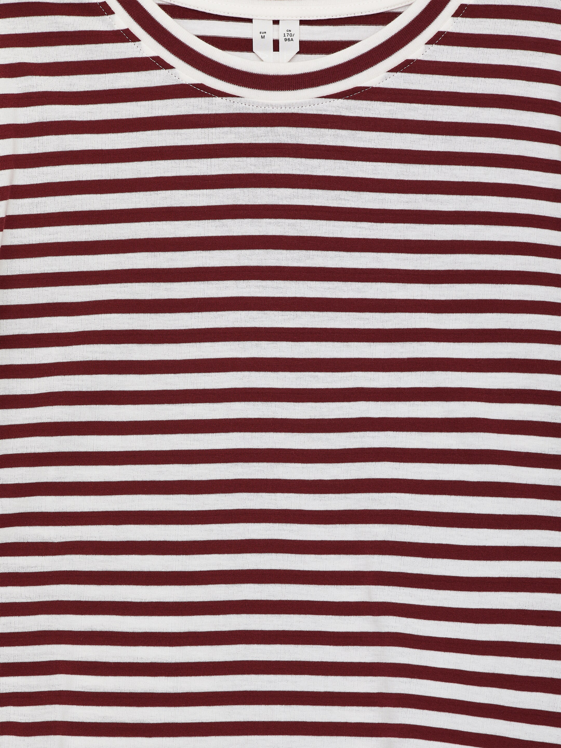 Agrandir l'image: T-shirt signature à manches longues IRIS - Blanc cassé/Rouille - FEMME | H&M CH 6