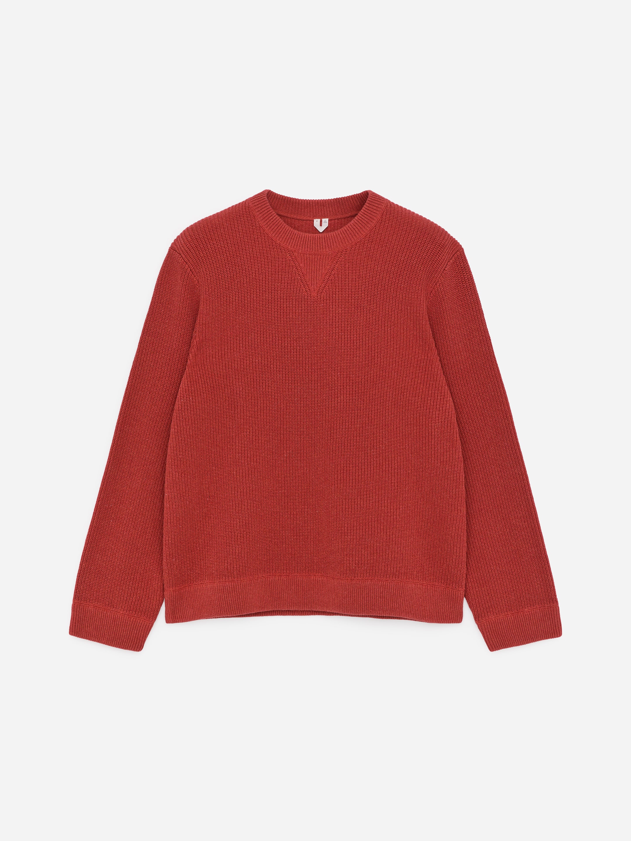 Cotton Linen Jumper-#D6322C-18032