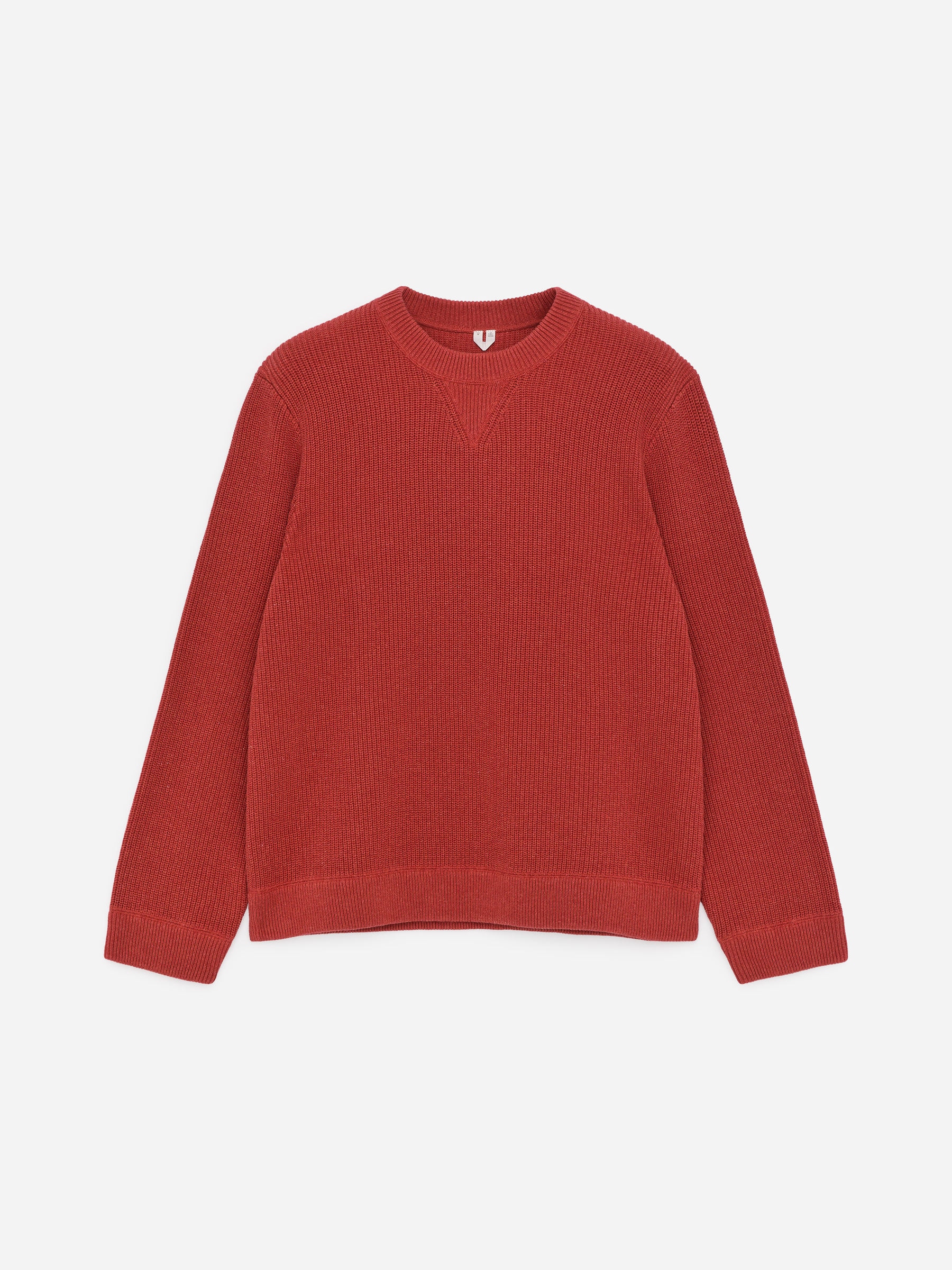 Maglione in cotone e lino - Rosso - Relaxed fit - Men - StillMedia/DescriptiveStillLife - 1