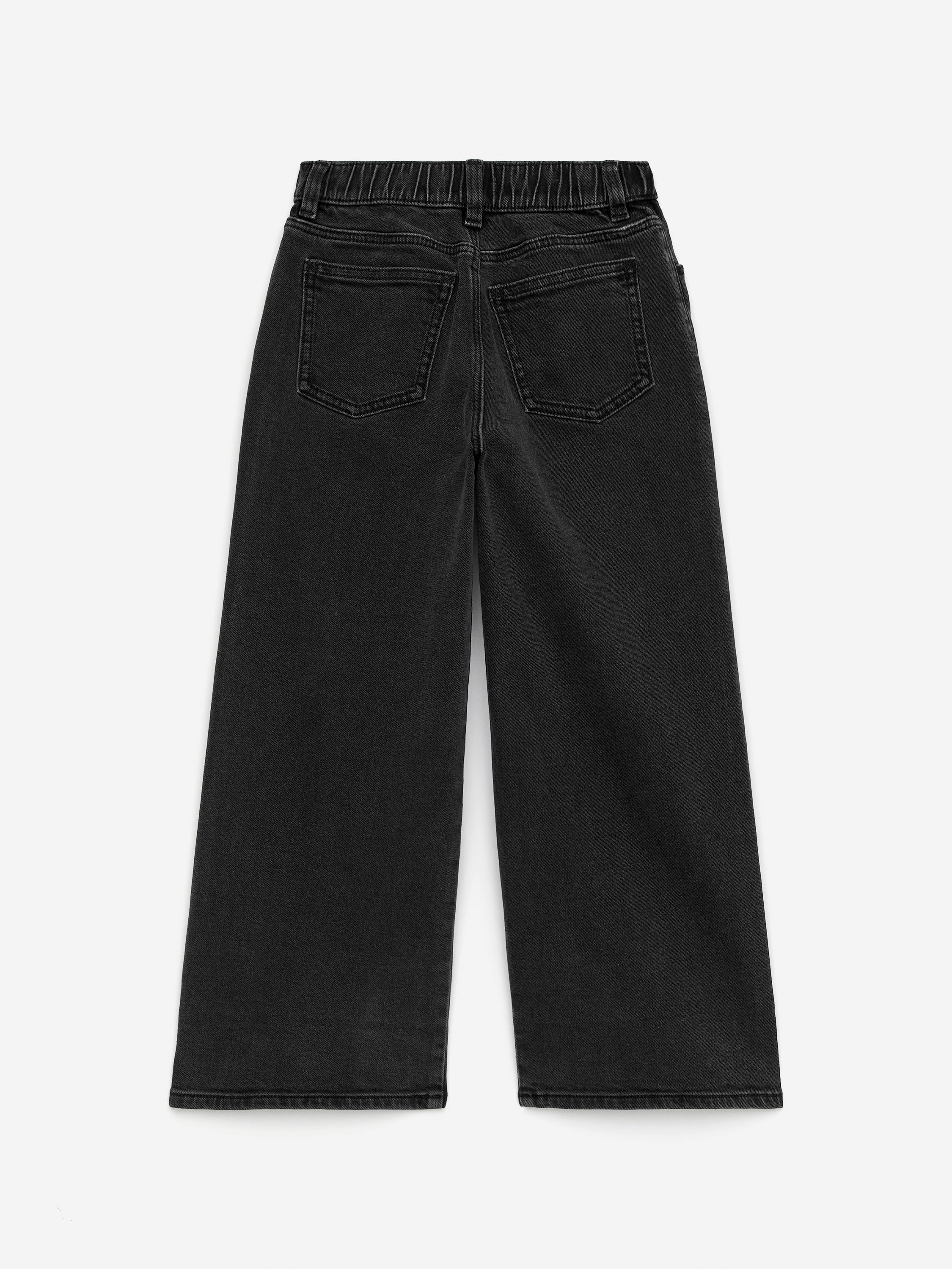 Wide Denim Trousers - Black - Loose fit - Children - StillMedia/DescriptiveStillLife - 4