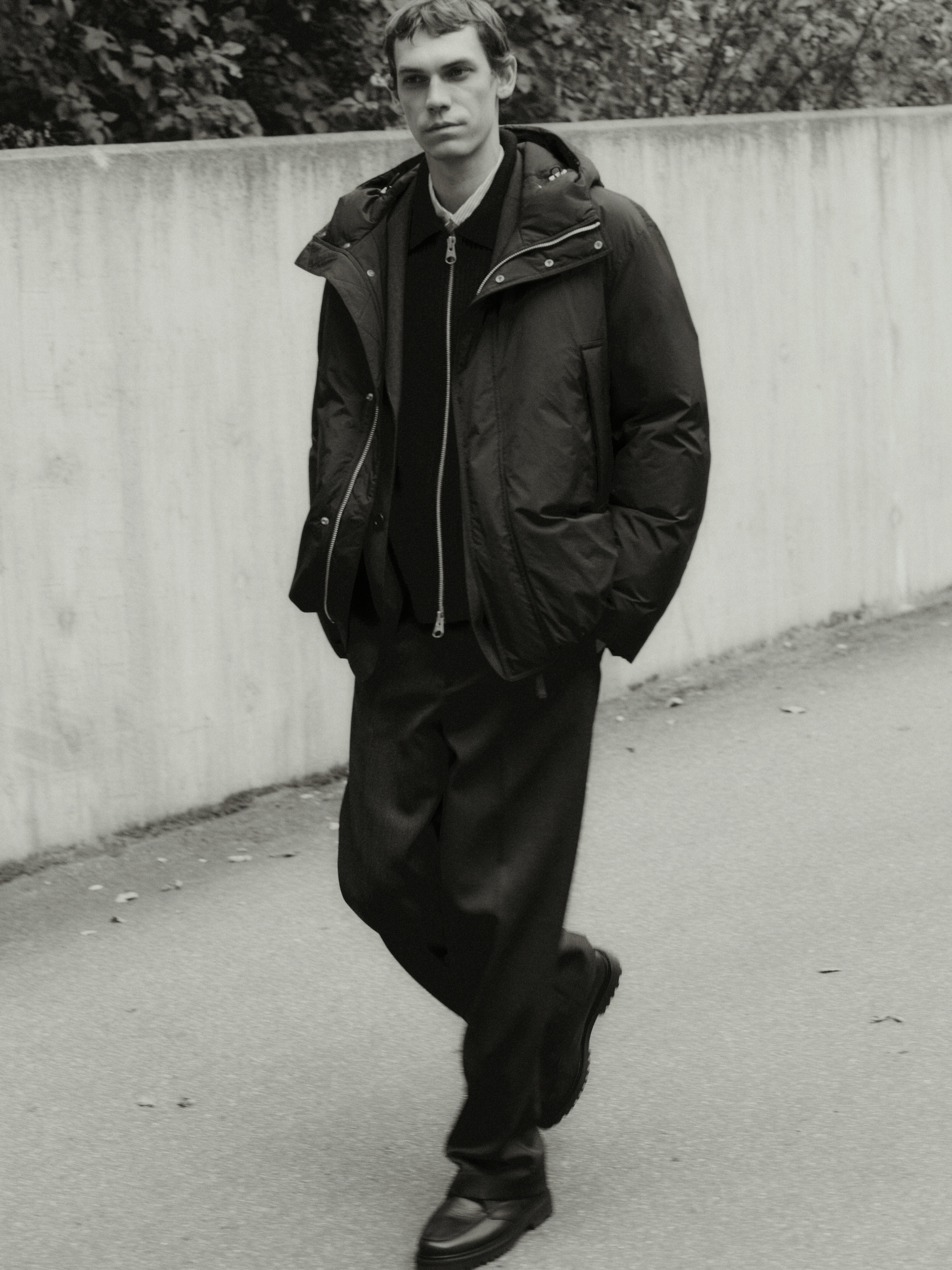 Giacca con cappuccio Re:Down - Nero - Regular fit - men - StillMedia/Environmental - 1