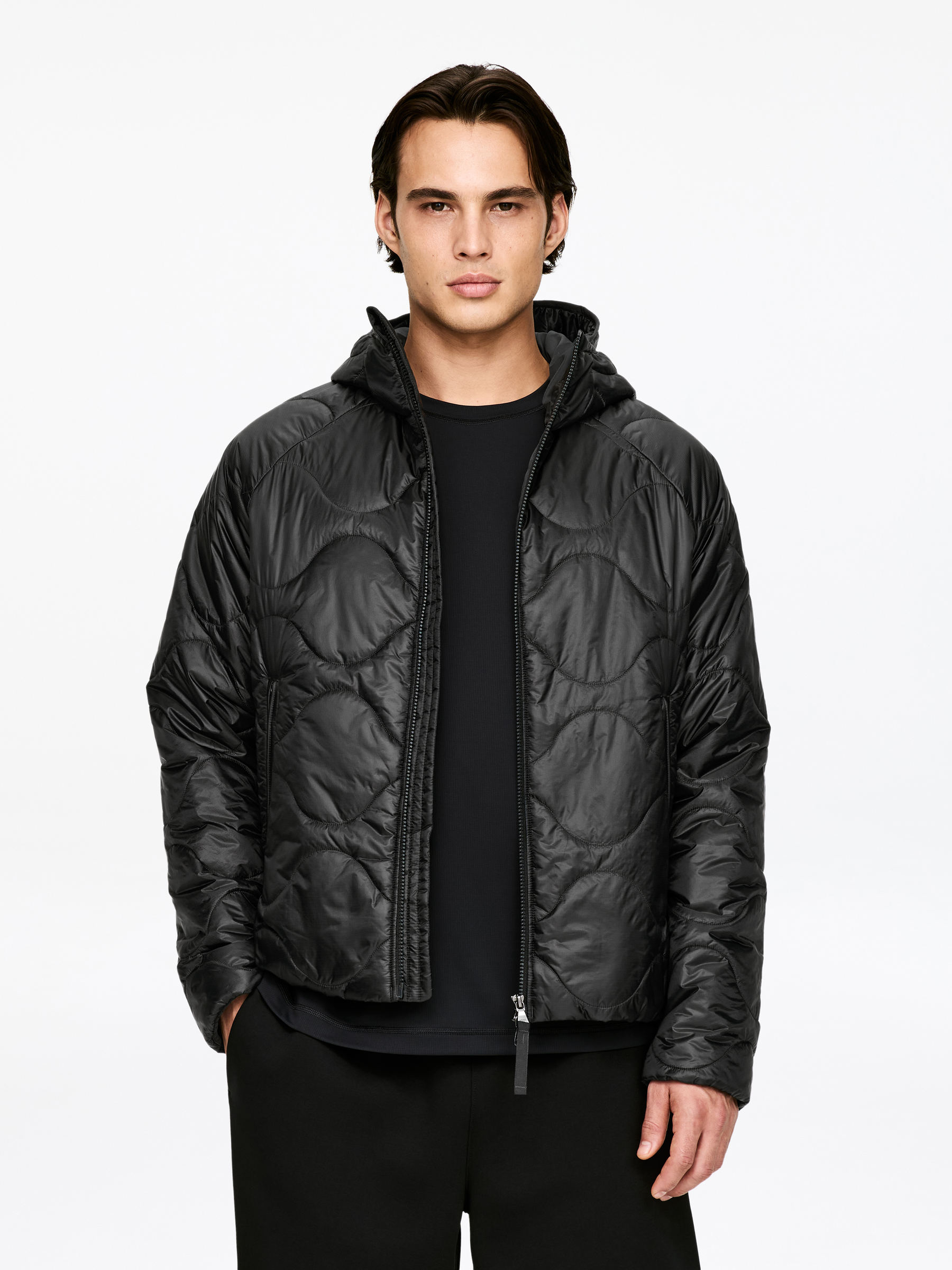 Veste matelassée à capuche - Bleu foncé - Regular fit - Homme - StillMedia/Lookbook - 6