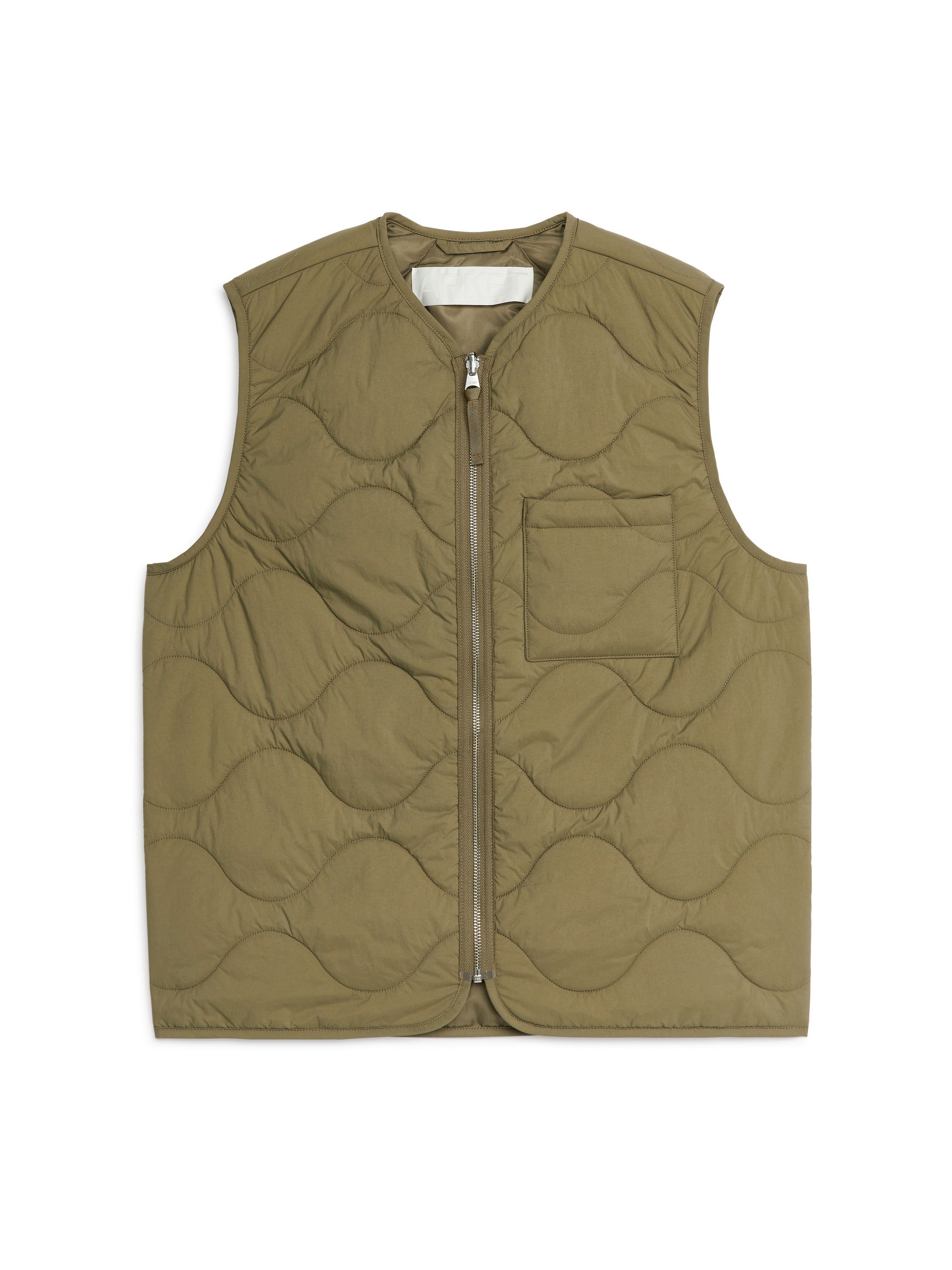 【archi】のQUILTED VEST 2-in-1 Quilted Liner Vest – Green – ARKET DK