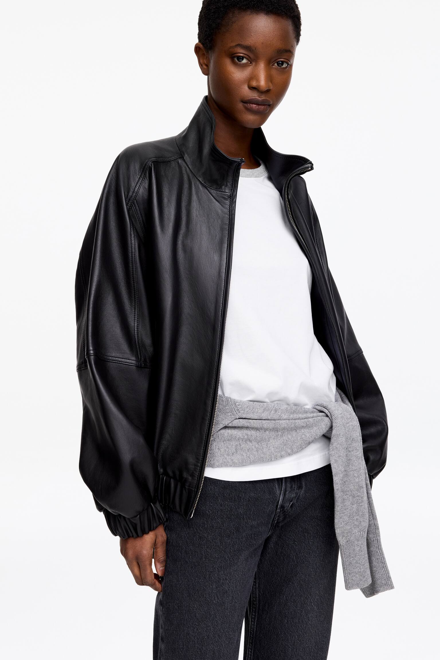 Long-Sleeved T-Shirt - White/Grey/White/Red - 3