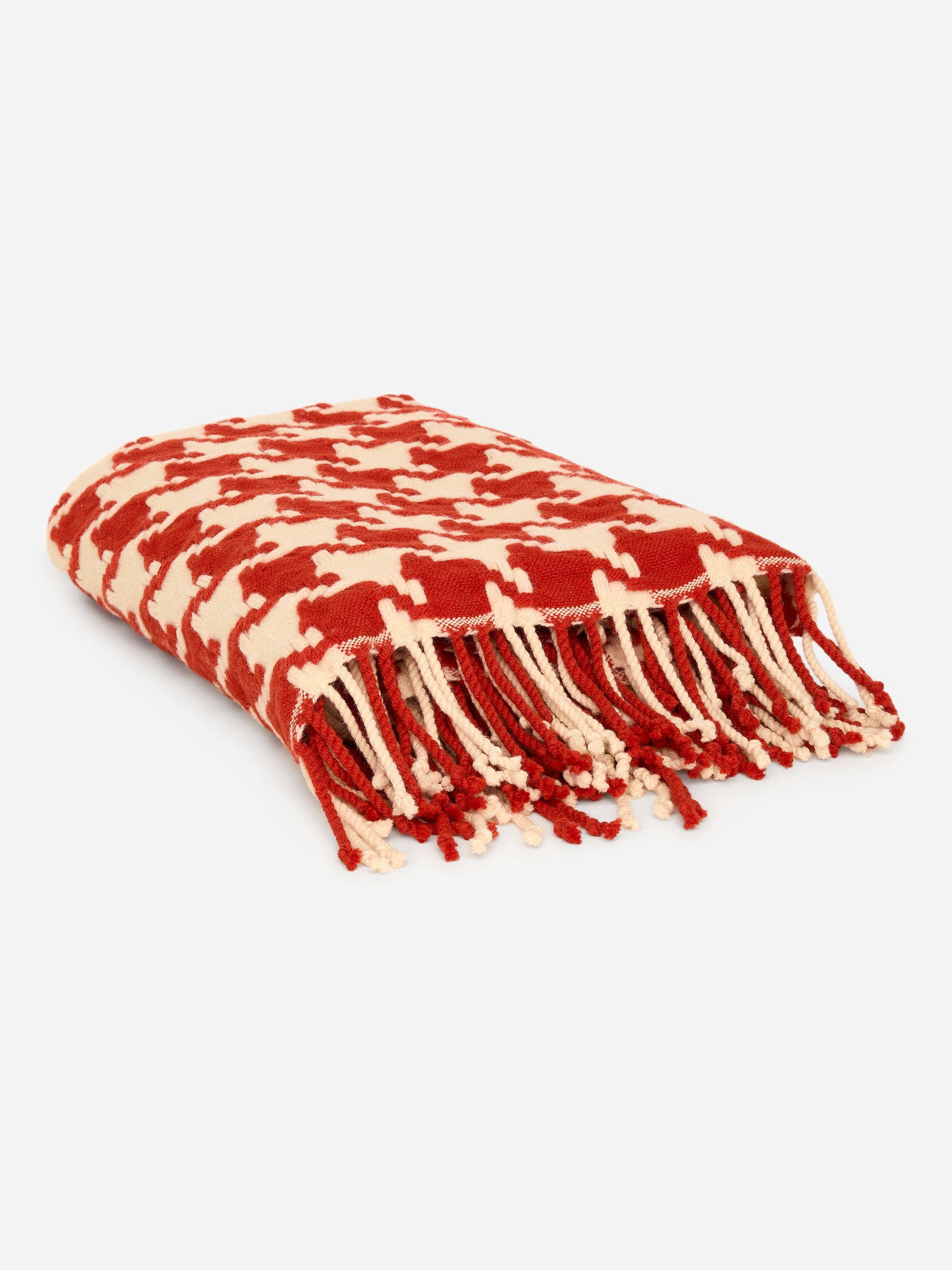 Wool Blanket - Red/Off White - Homeware - StillMedia/DescriptiveStillLife - 3