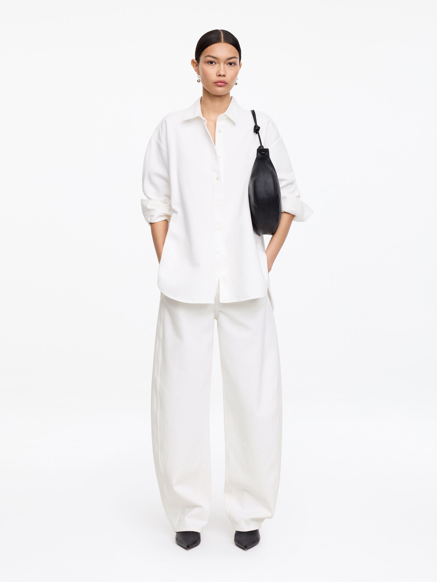 Jeans mit Barrel Legs-#EFEEEA-18711