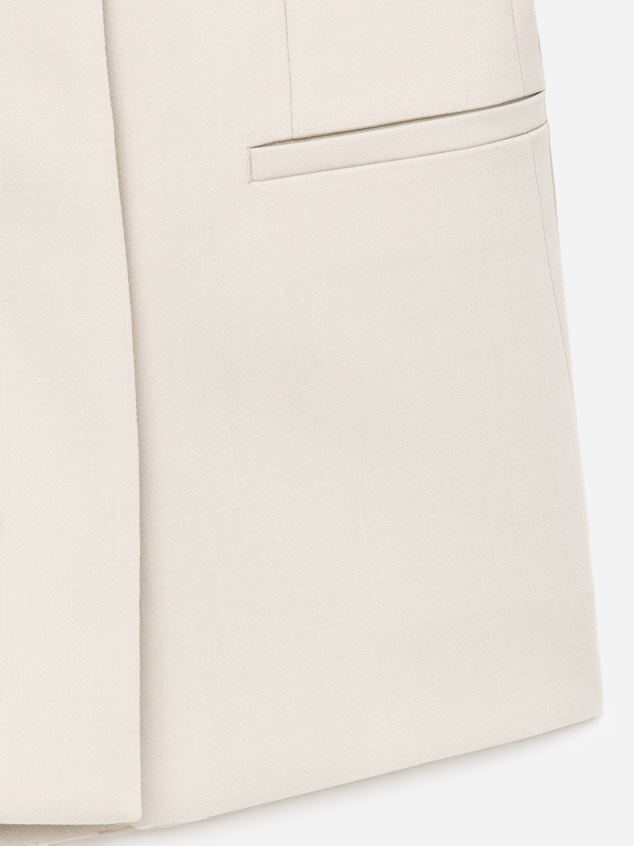 Blazer con scollo aperto - Beige - Slim fit - Women - StillMedia/DescriptiveDetail - 1